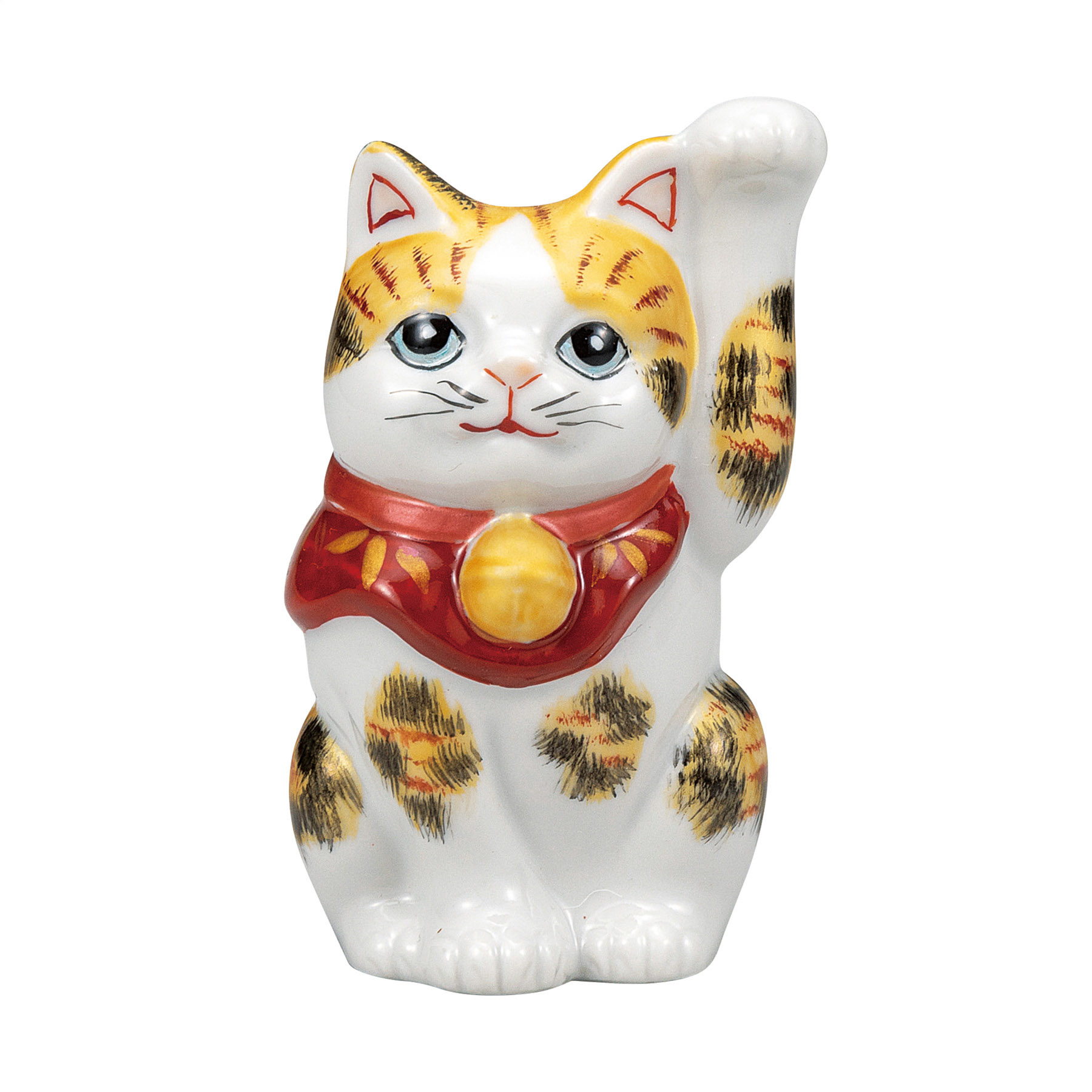 2.8号招き猫・金彩三毛