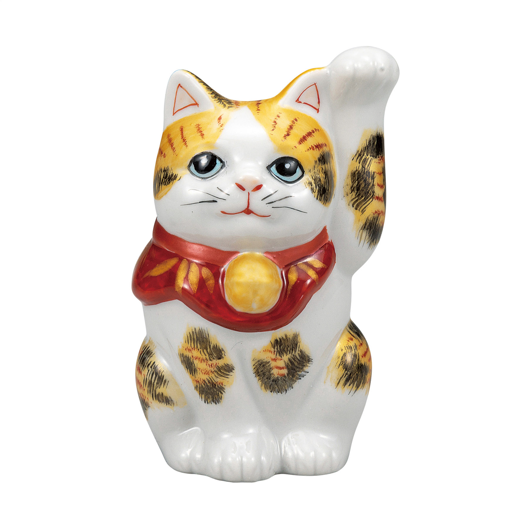 3.3号招き猫・金彩三毛