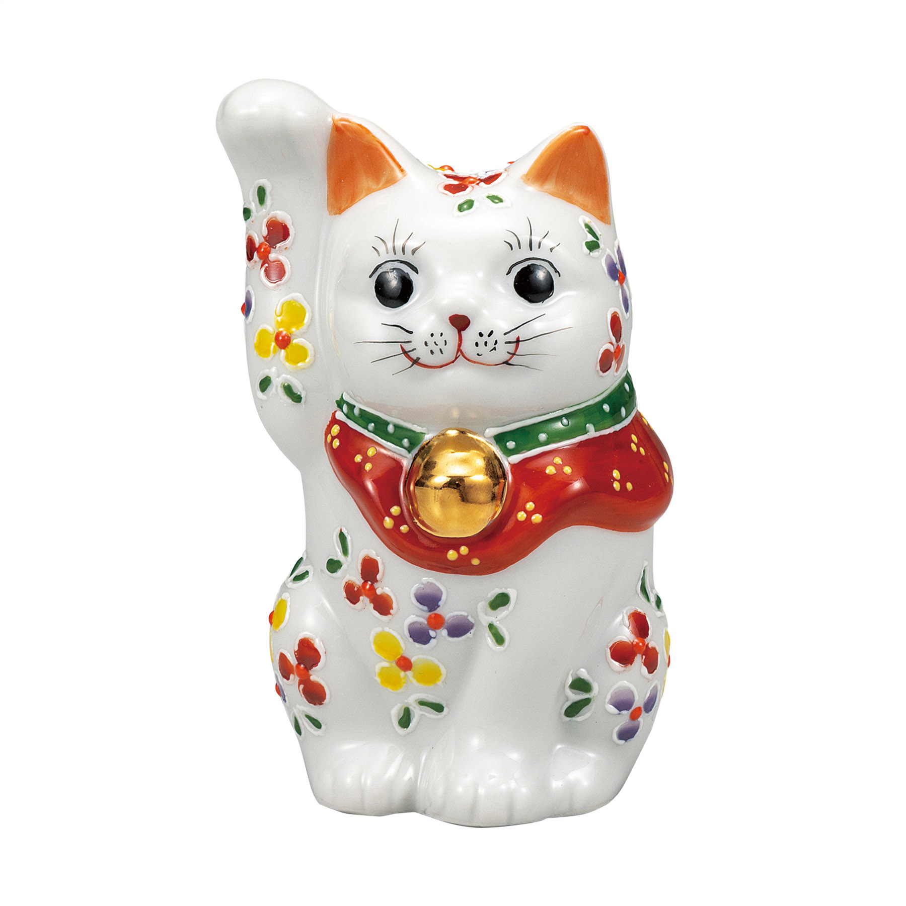 4号招き猫・小花