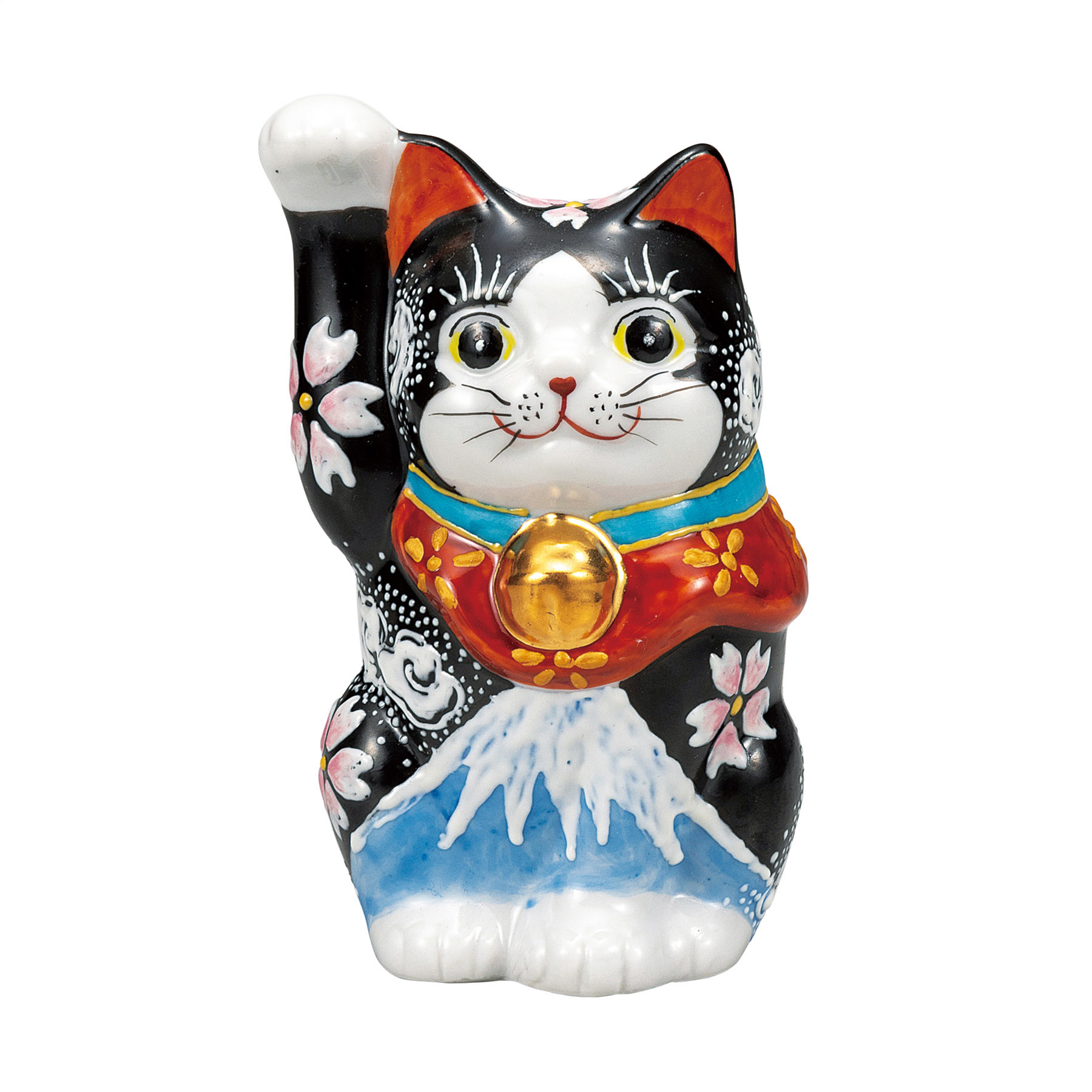 4号招き猫・白富士