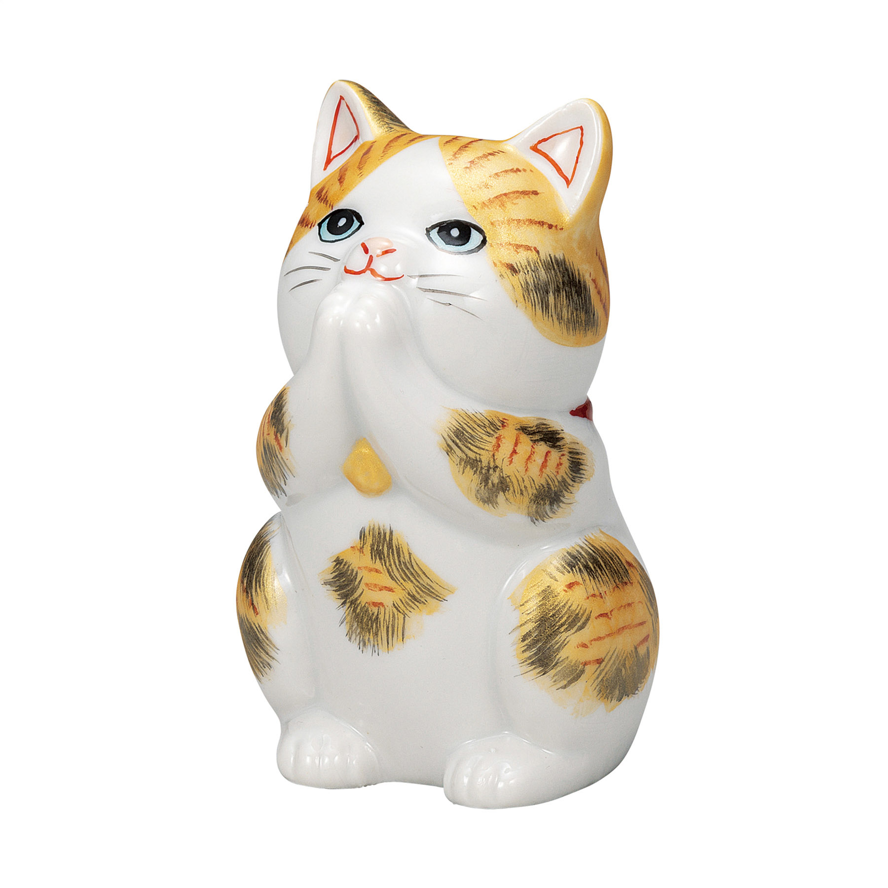 3.2号お祈り猫・金彩三毛