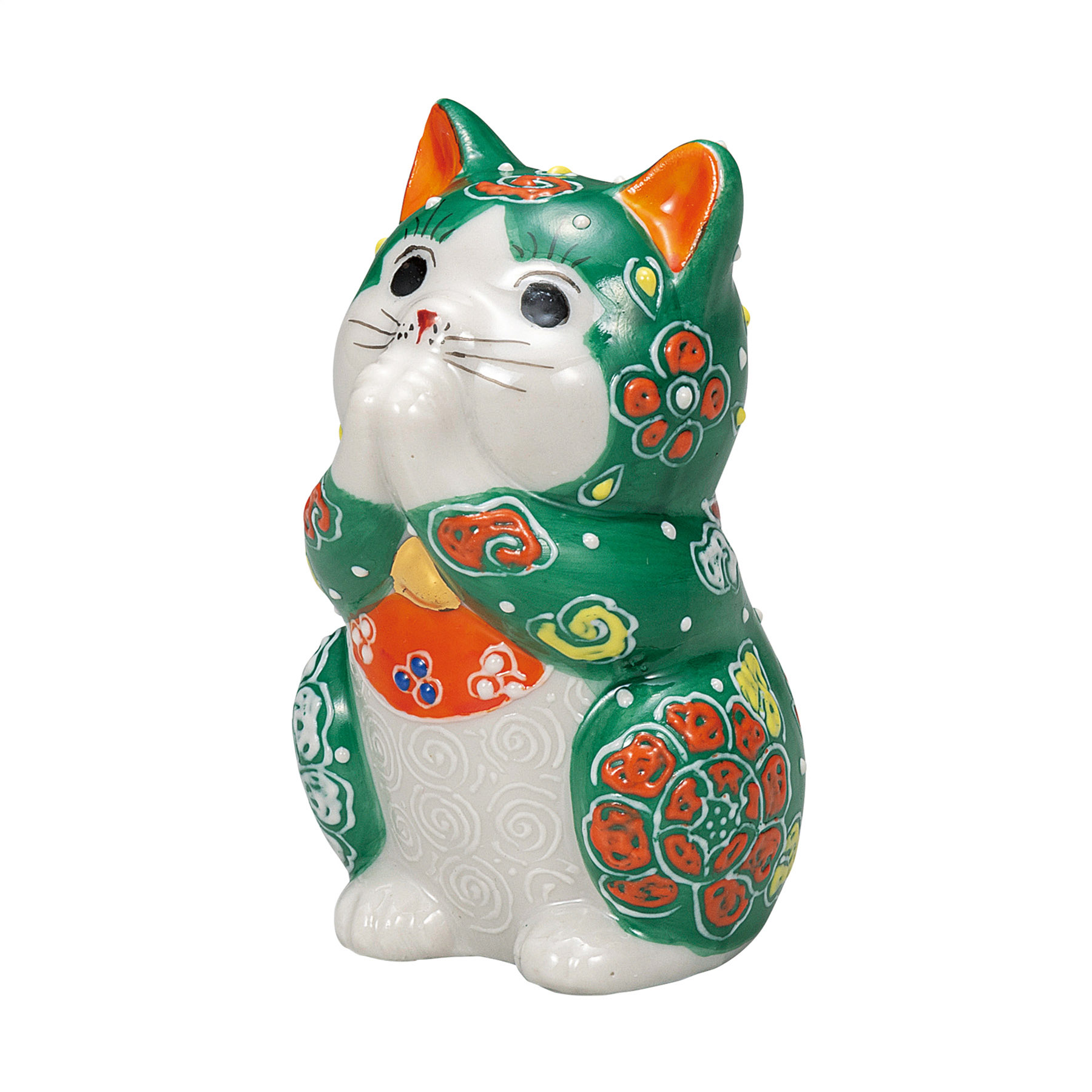 2.7号お祈り猫・緑盛