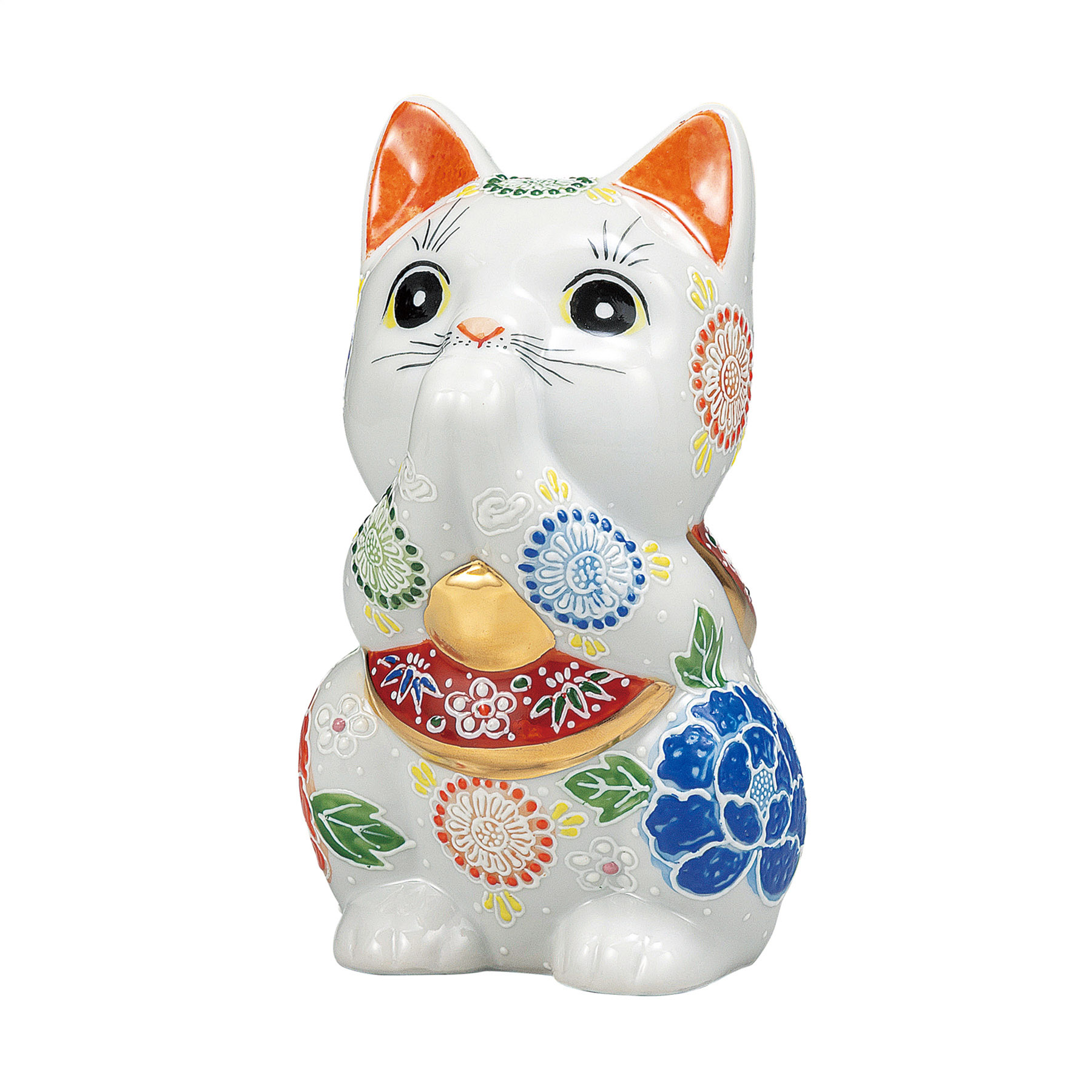 6号お祈り猫・白盛