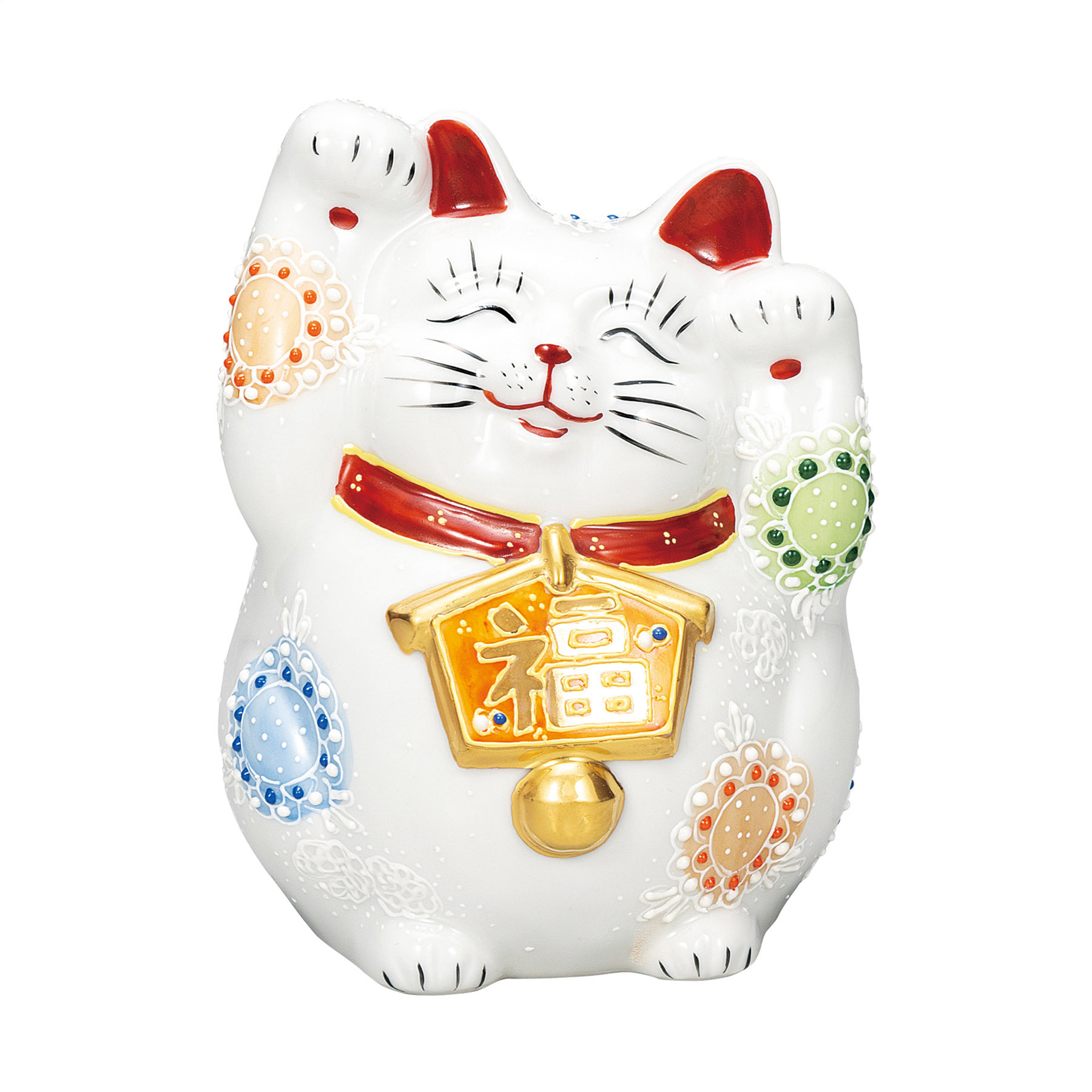 4.5号絵馬招き猫・白盛