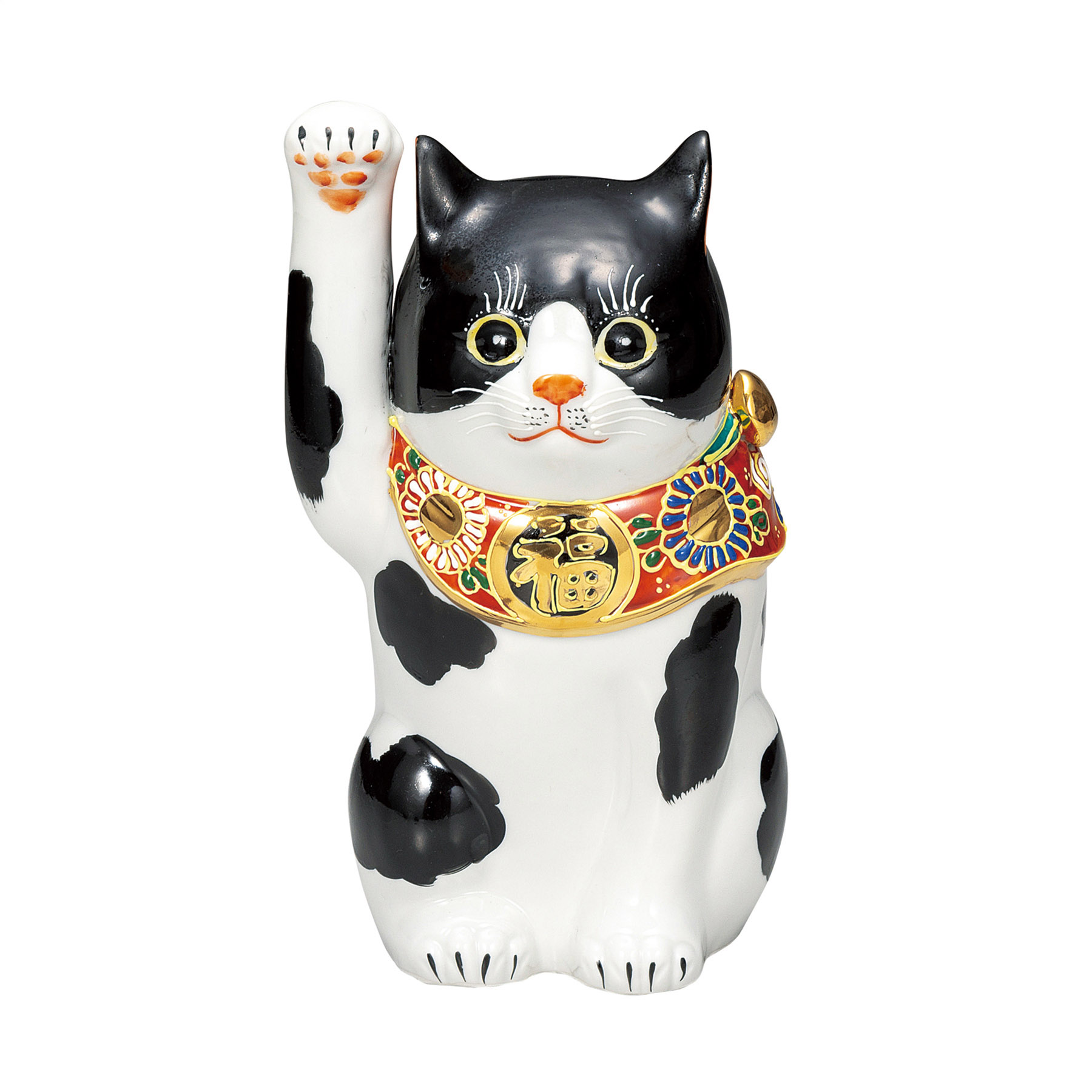 7号招き猫・黒ブチ