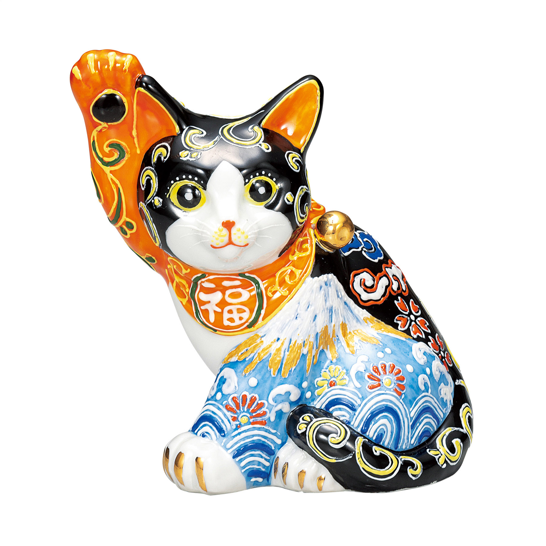 5.5号招き猫・白富士菊水