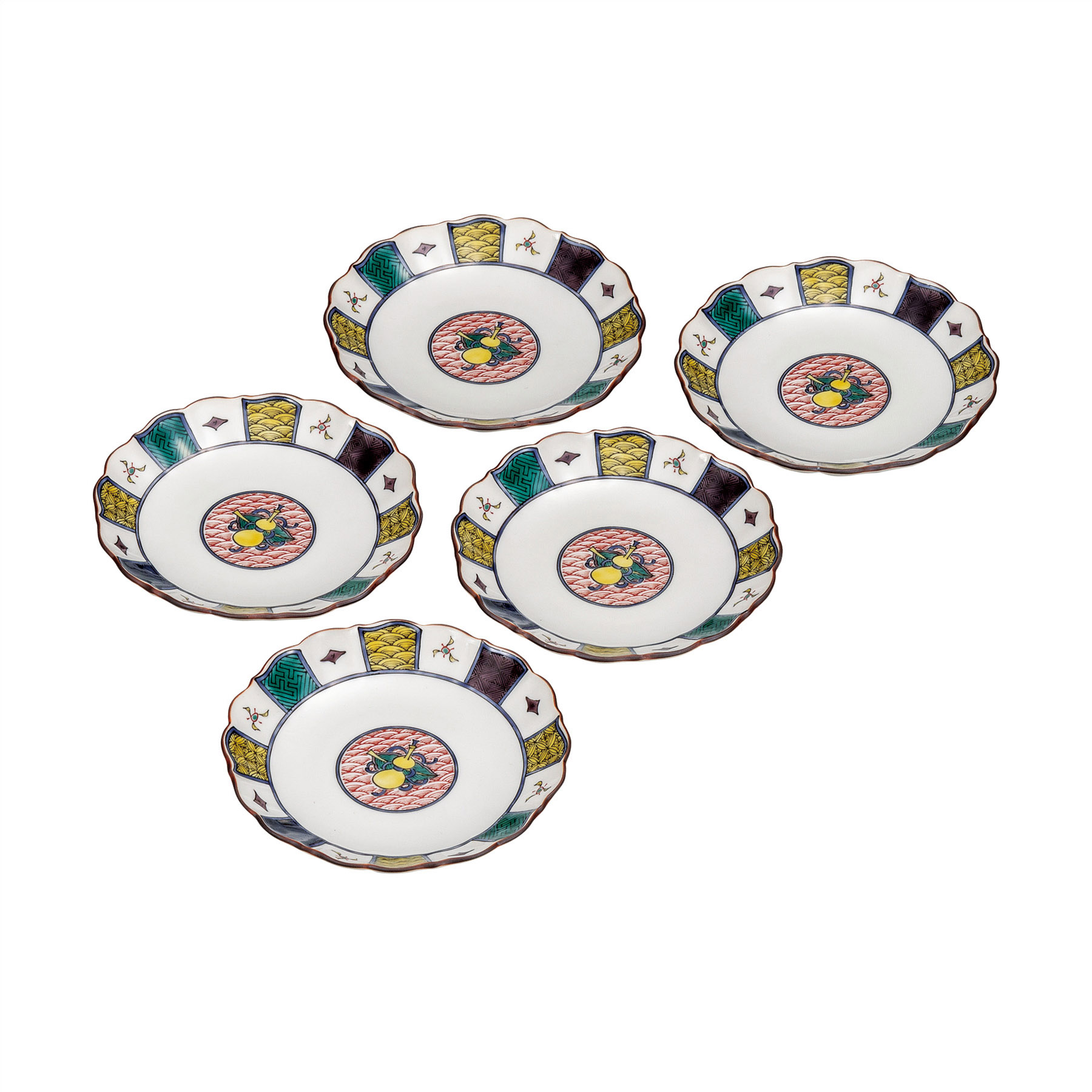 4.8号皿揃・宝文