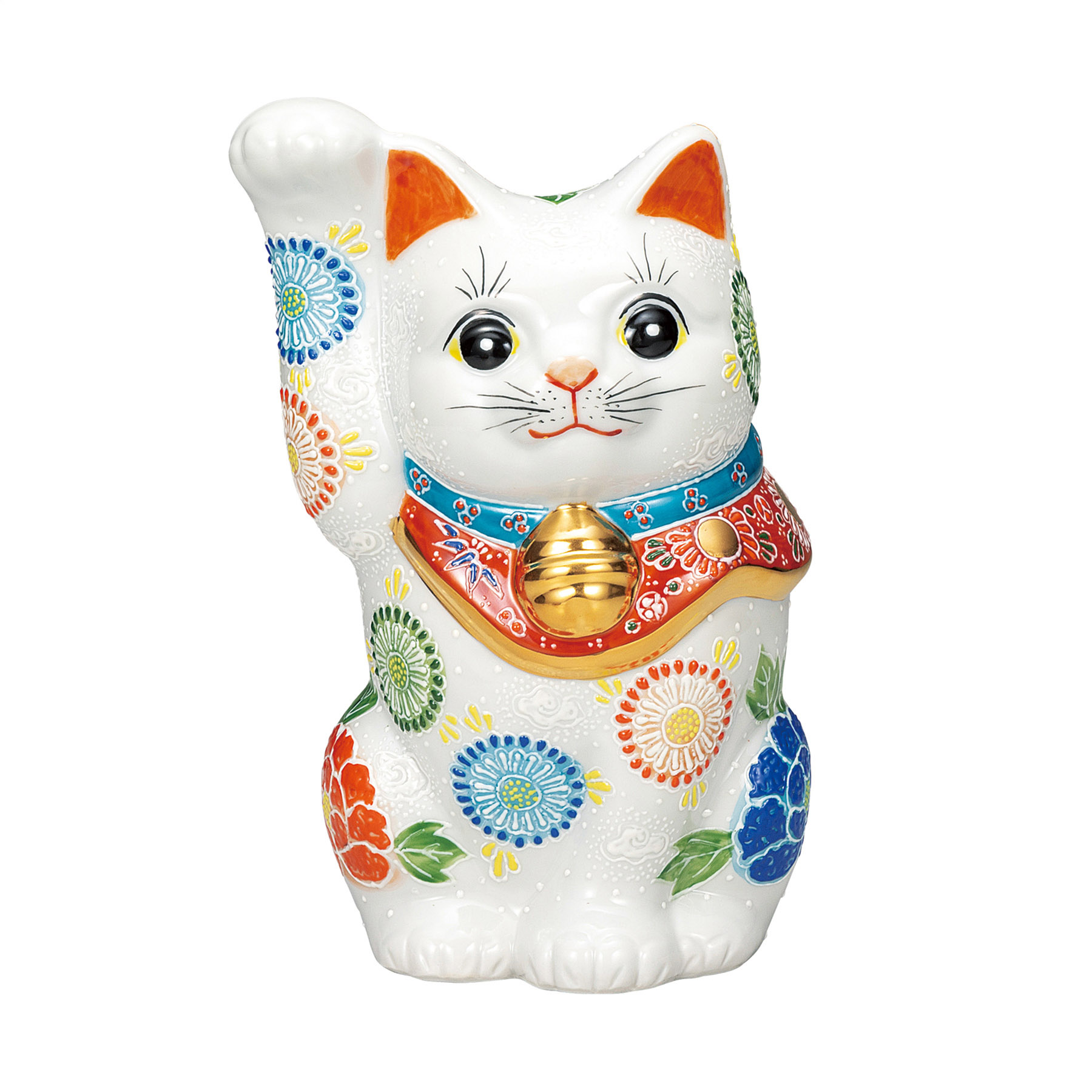 8号招き猫・白盛