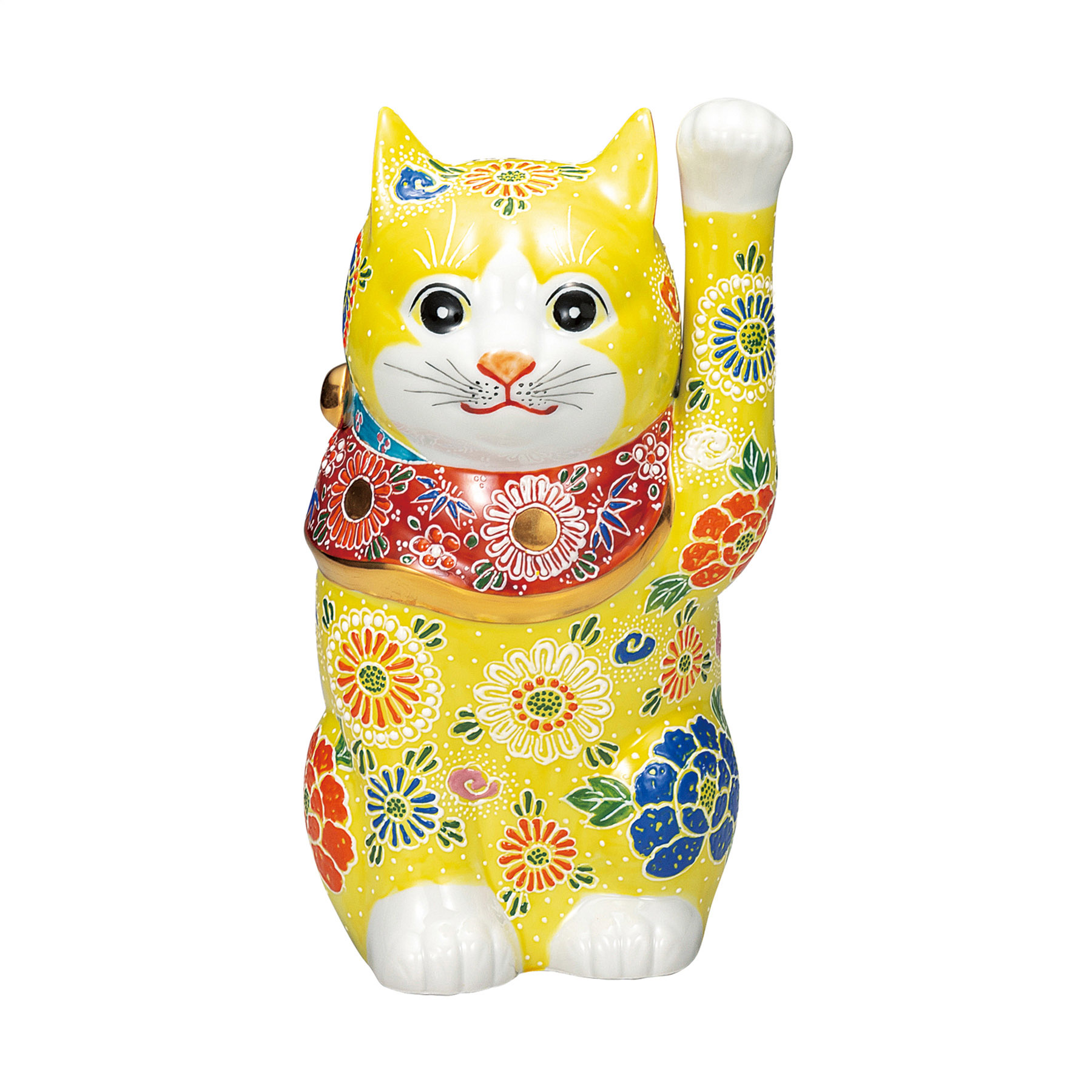 8.5号招き猫・黄盛