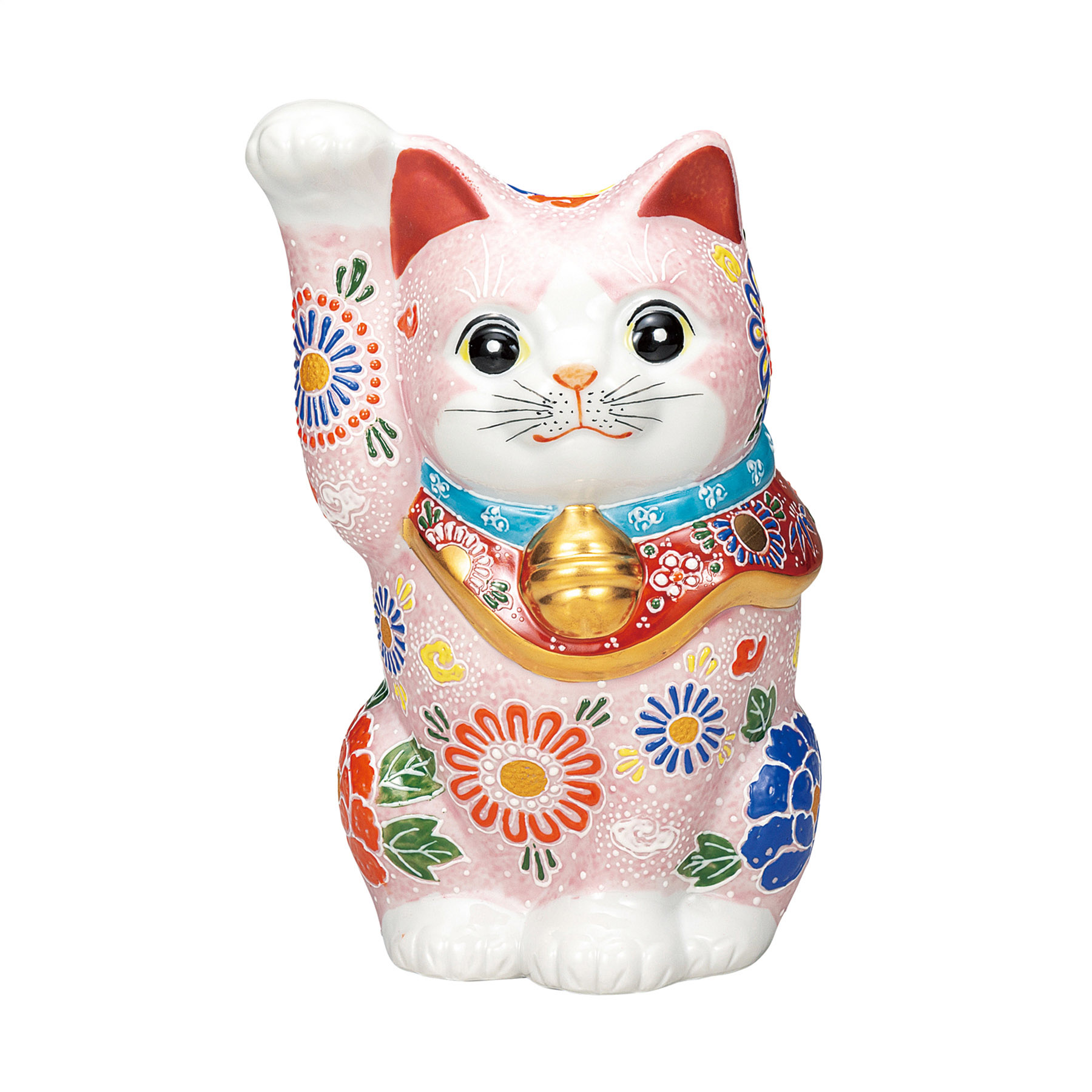 8号招き猫・ピンク盛