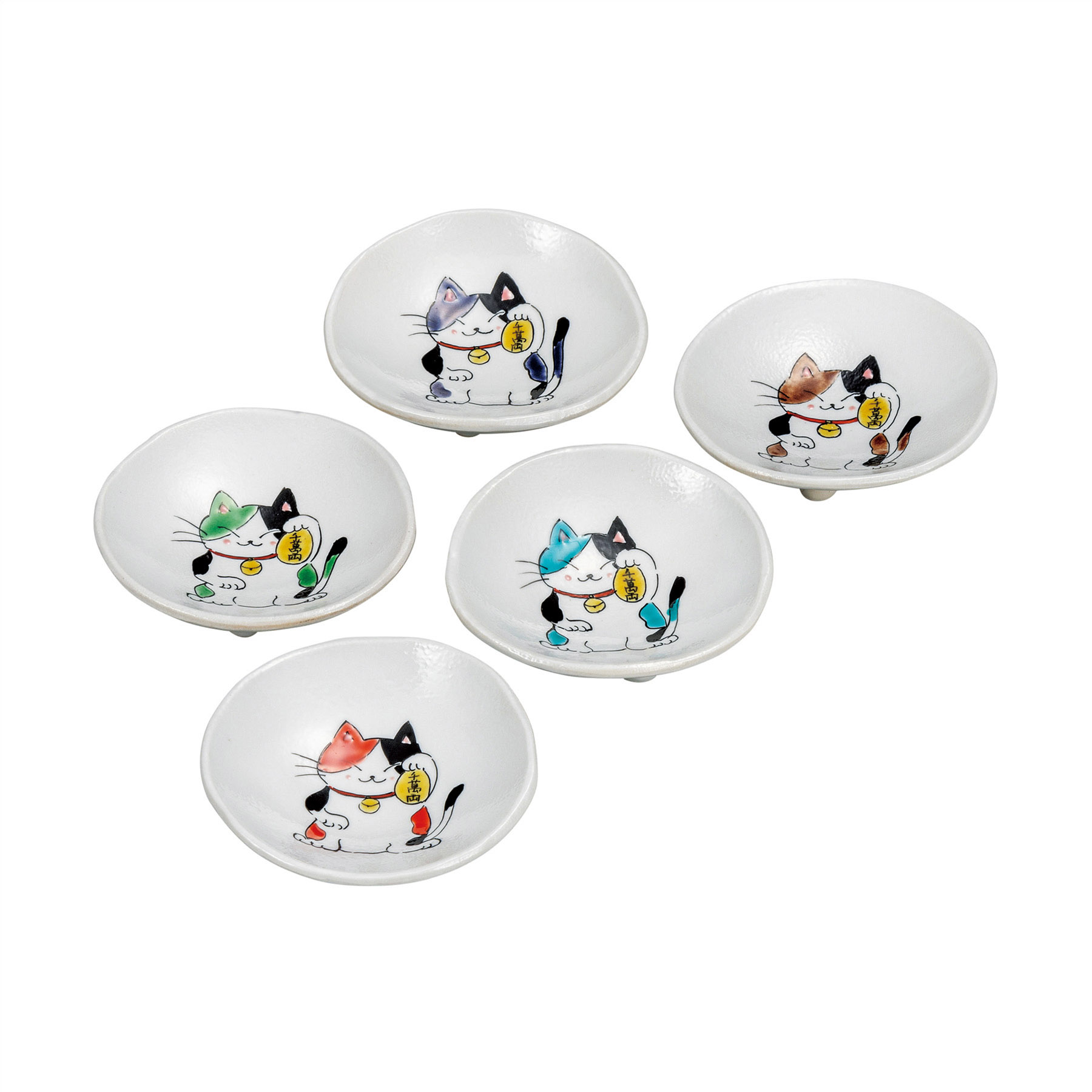 3.5号皿揃・ねこ