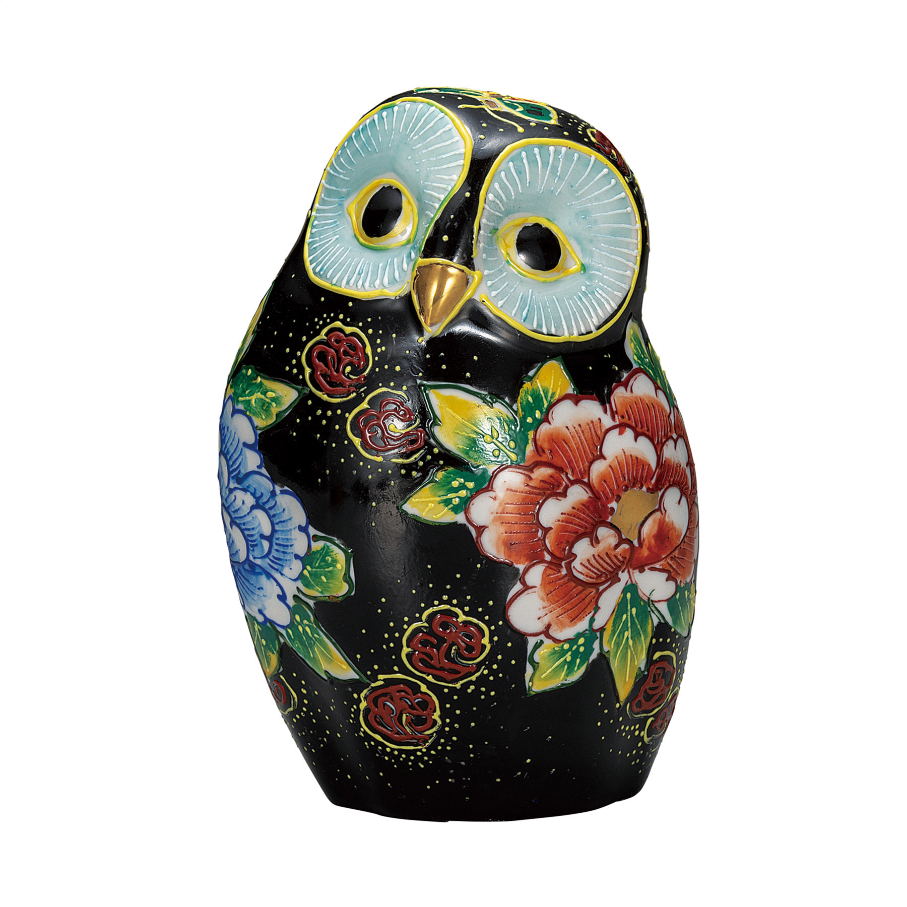 6号ふくろう・牡丹