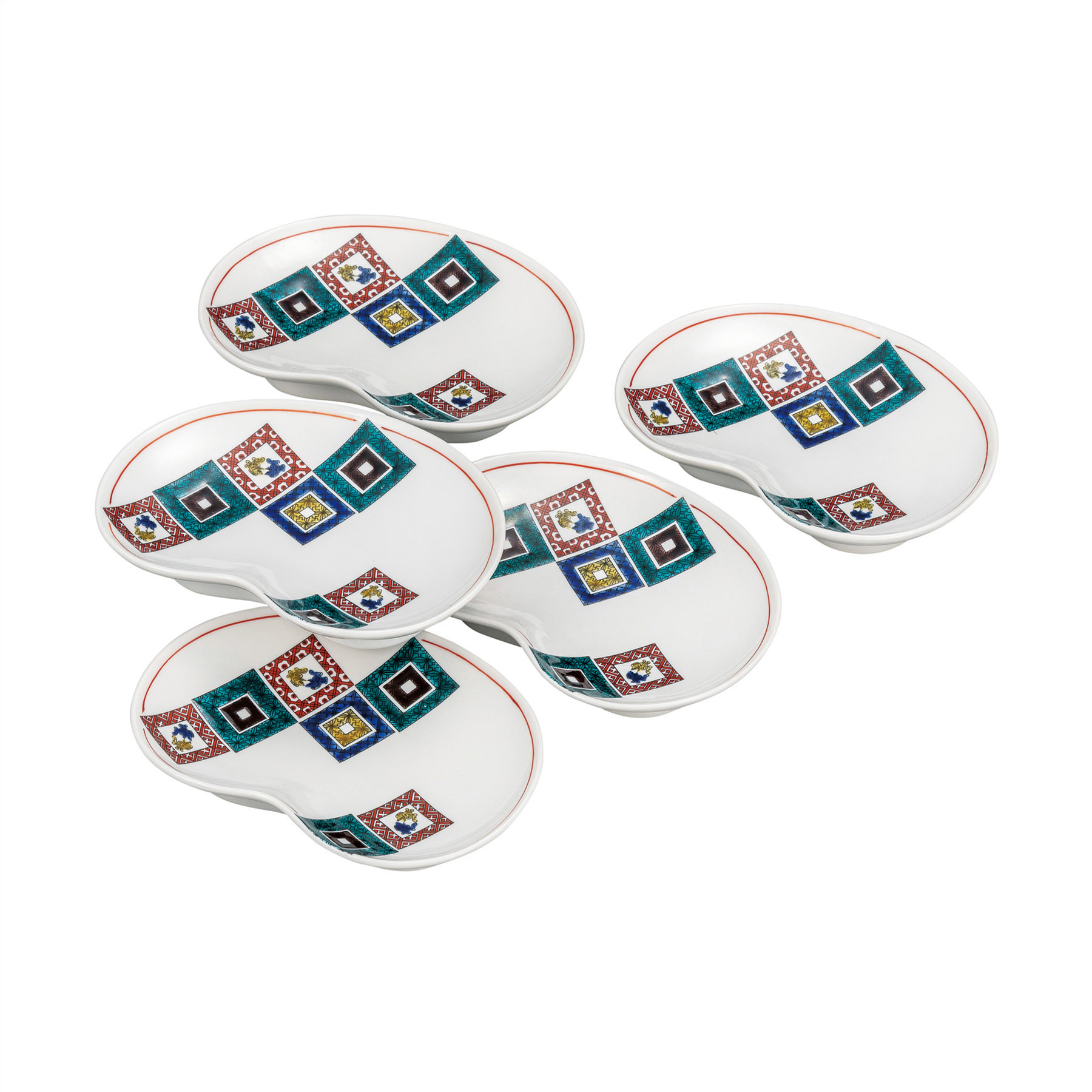 5.8号皿揃・石畳