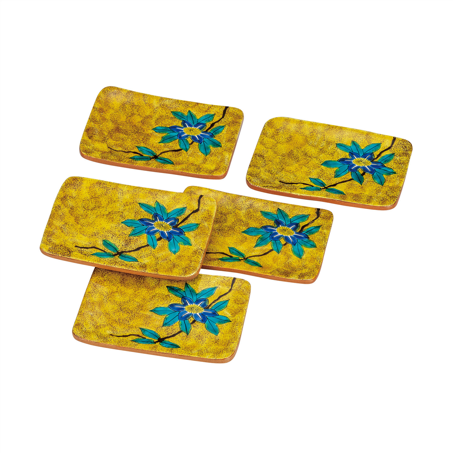 5.5号皿揃・吉田屋鉄仙