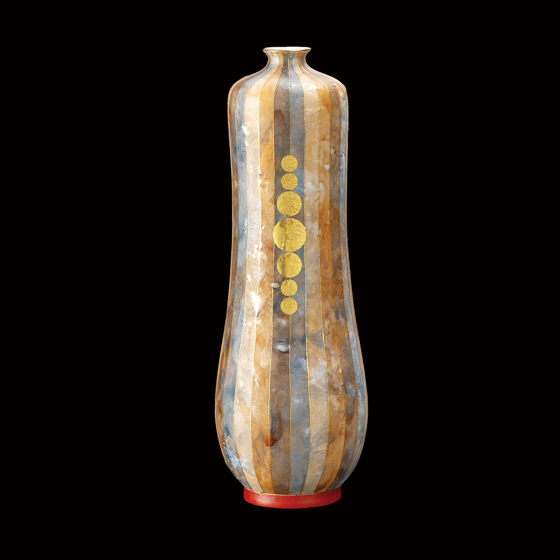 9号花生・金襴手彩色