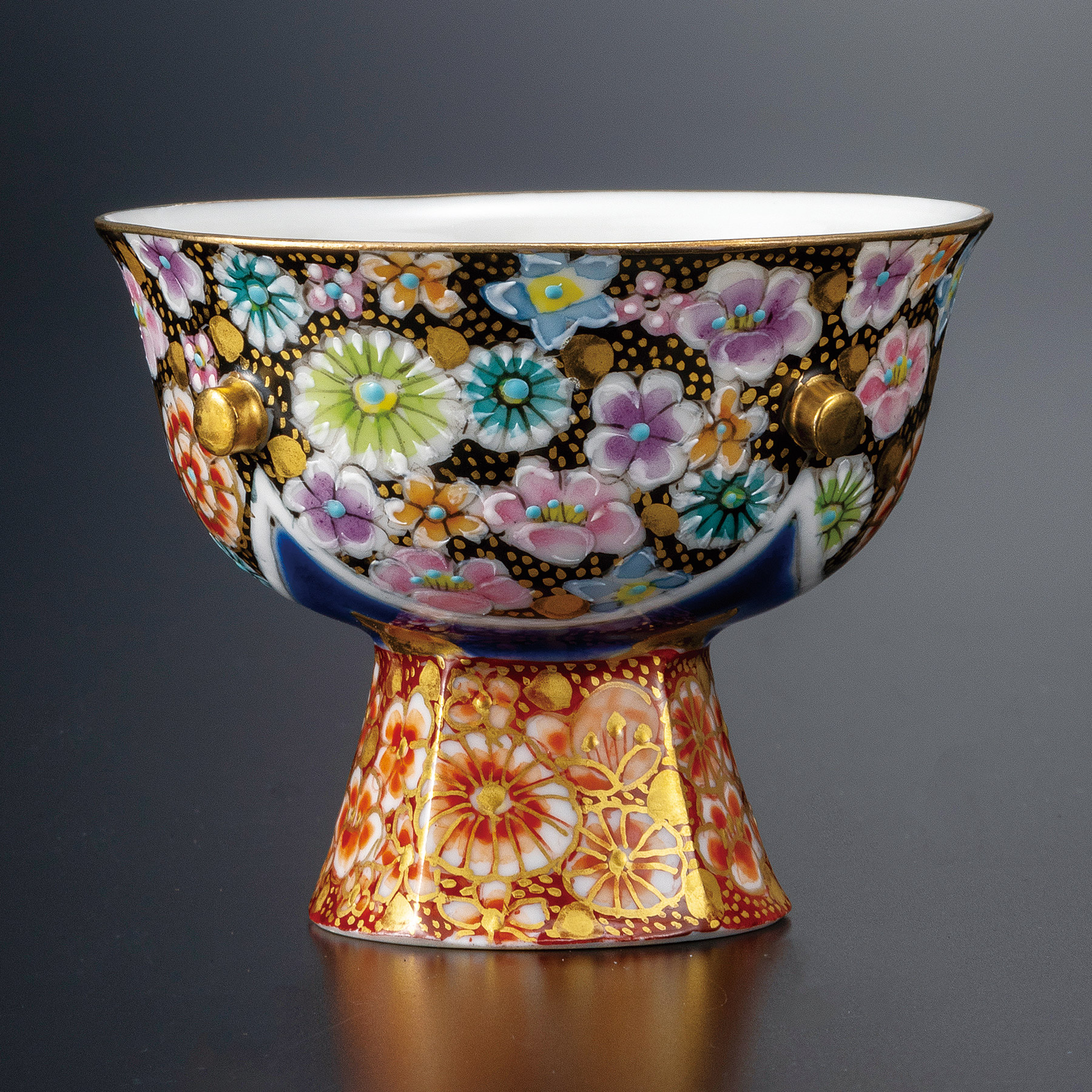 酒杯・金襴花詰