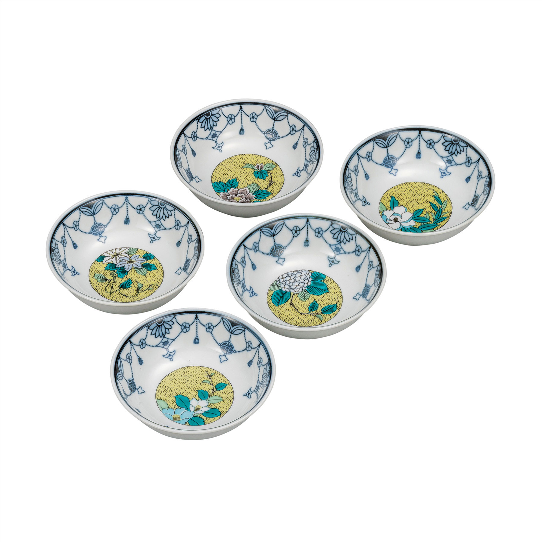 4.5号小鉢揃・吉田屋草花