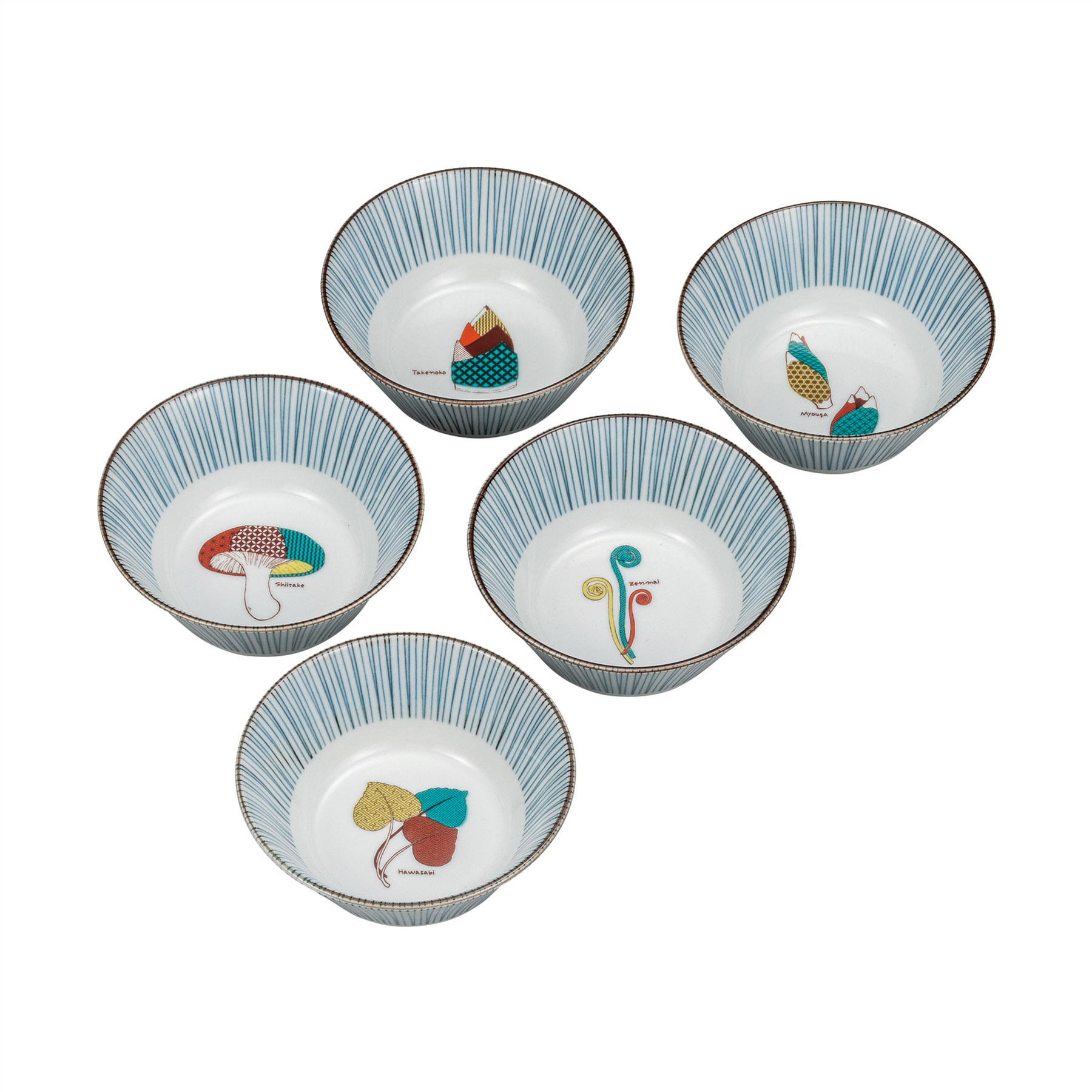 4.5号小鉢揃・山の幸