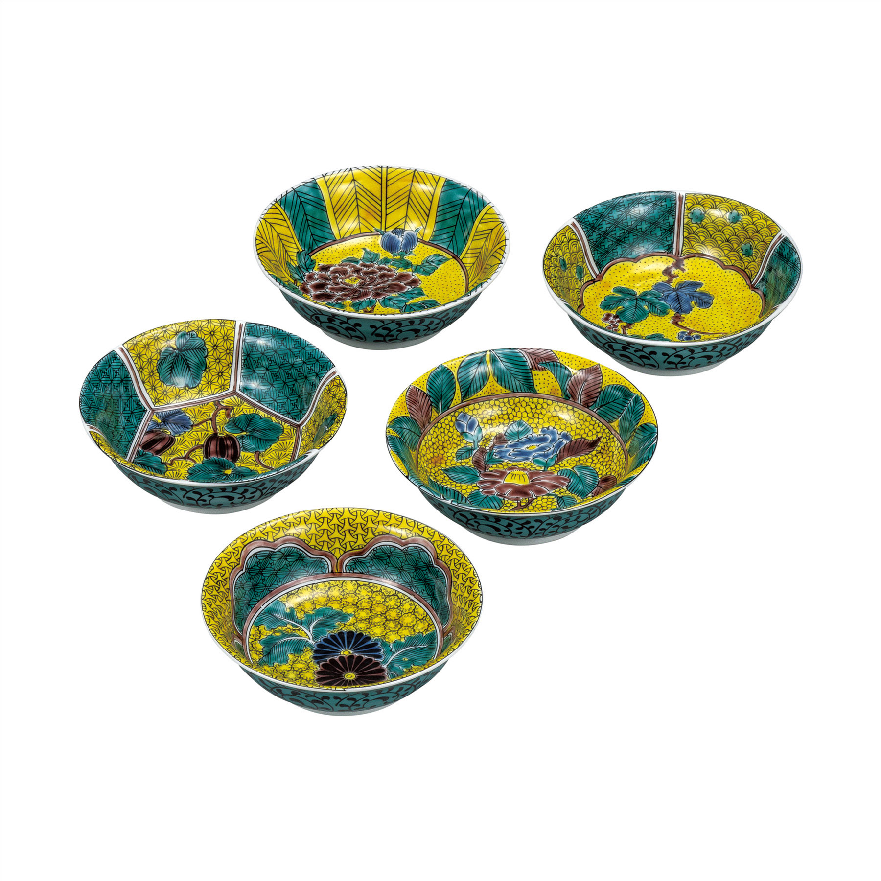 4号小鉢揃・吉田屋絵変り