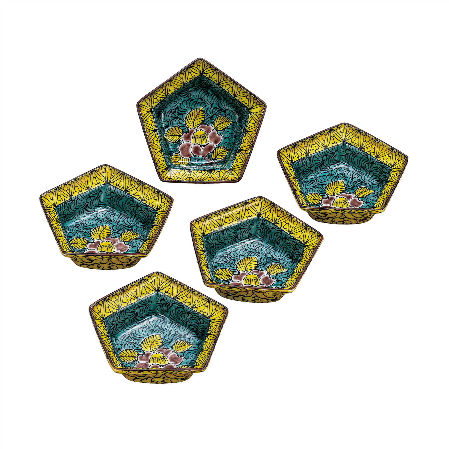 3.5号小鉢揃・吉田屋山茶花