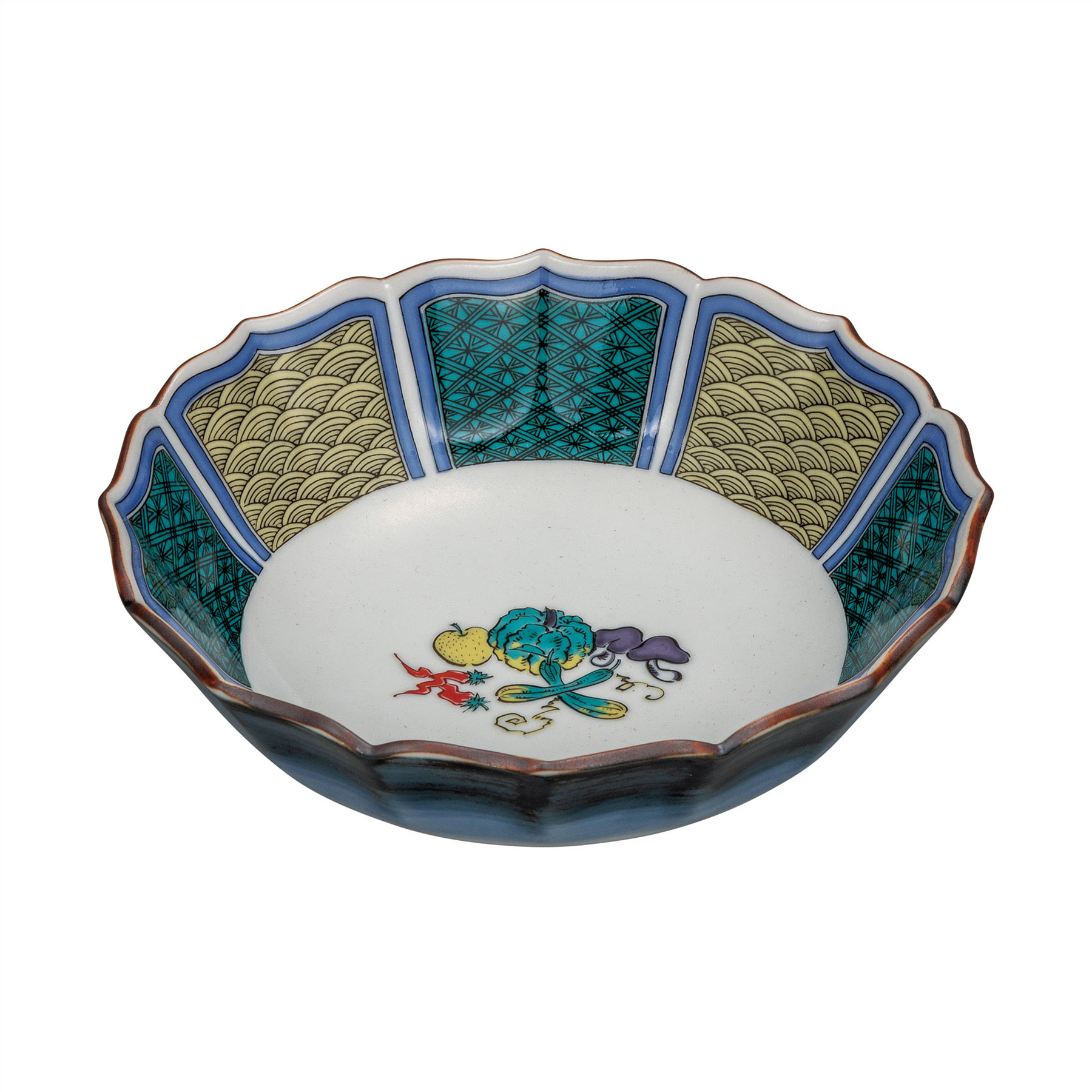 5.5号鉢・小紋野菜