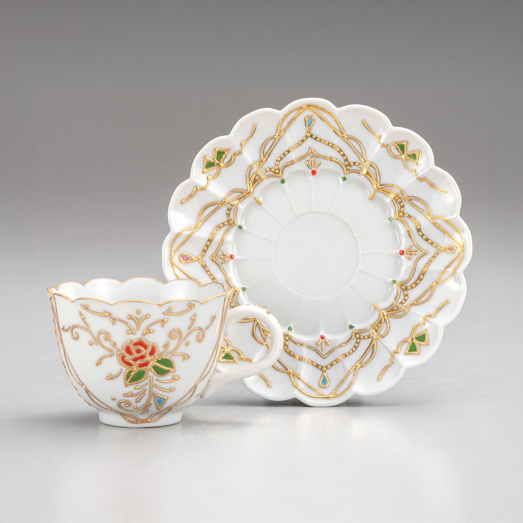 カップ＆ソーサー・花結（はなむすび）