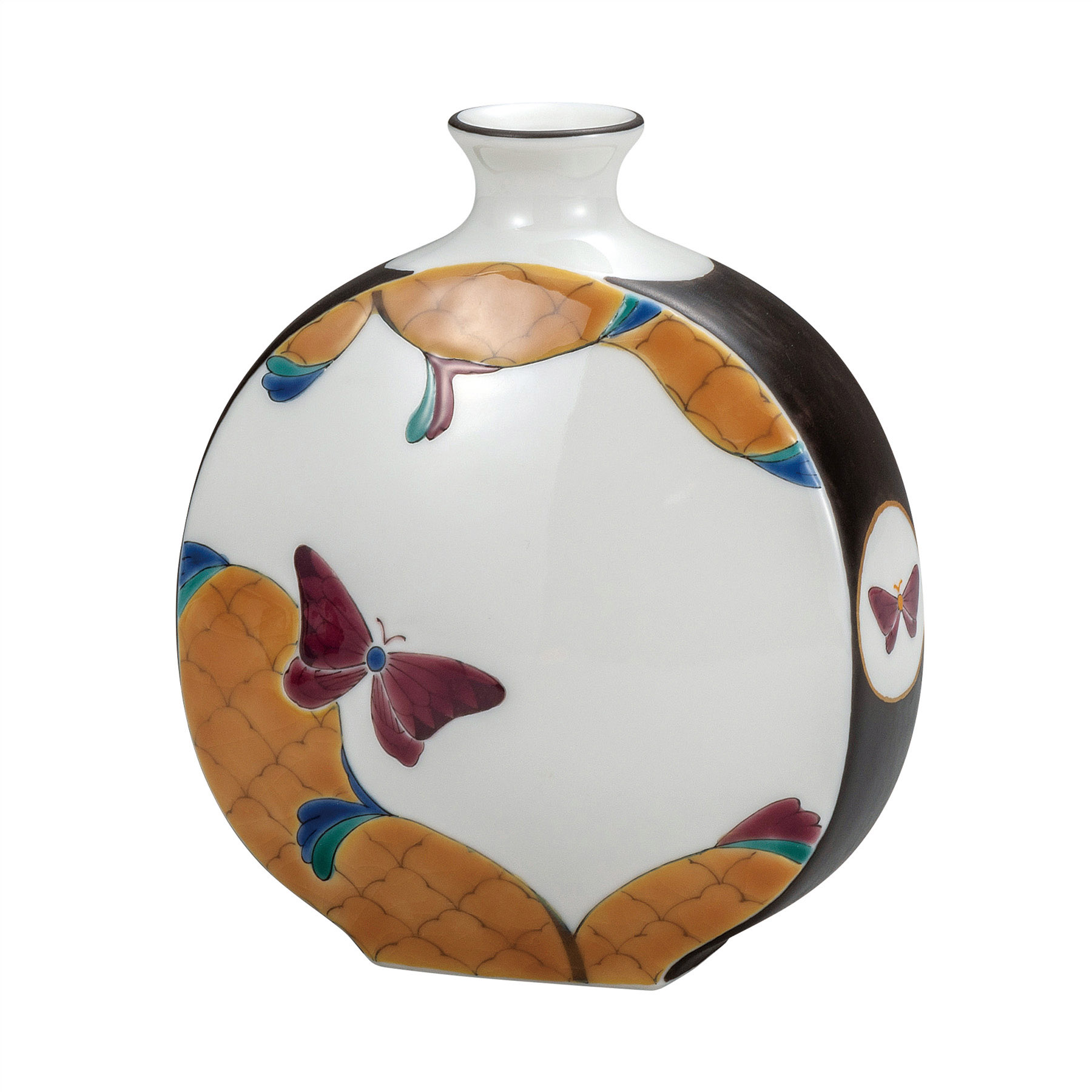 4.5 号一輪生・蝶と唐草