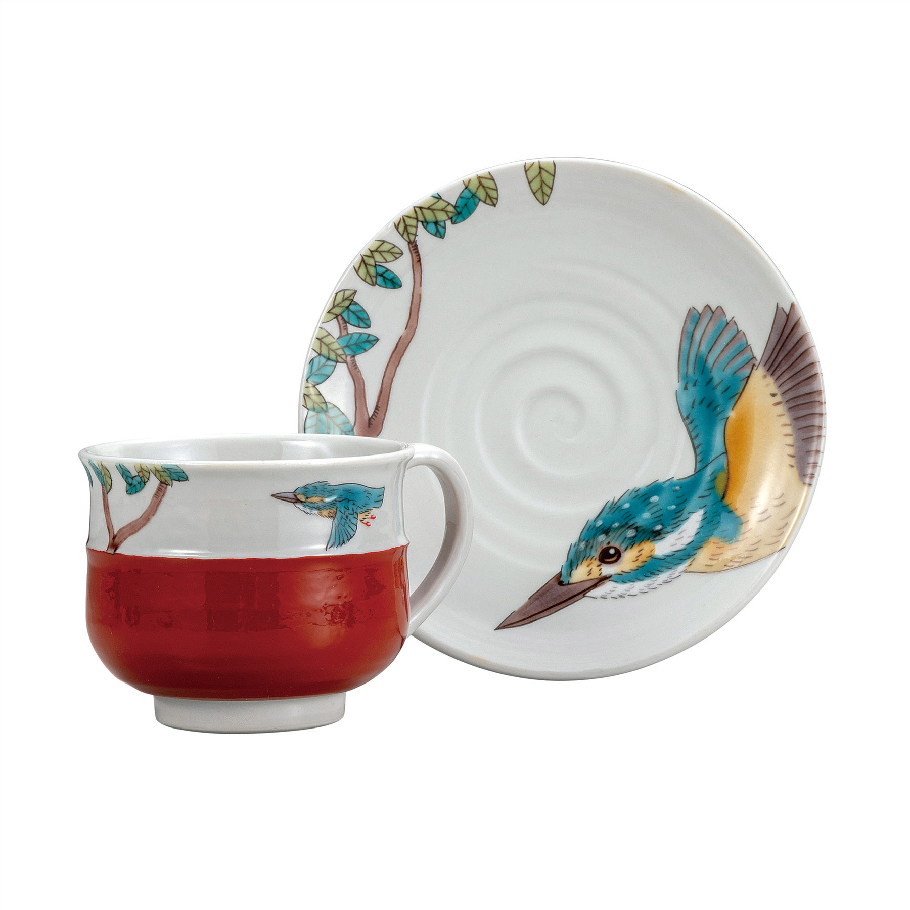 カップ＆ソーサー・カワセミ