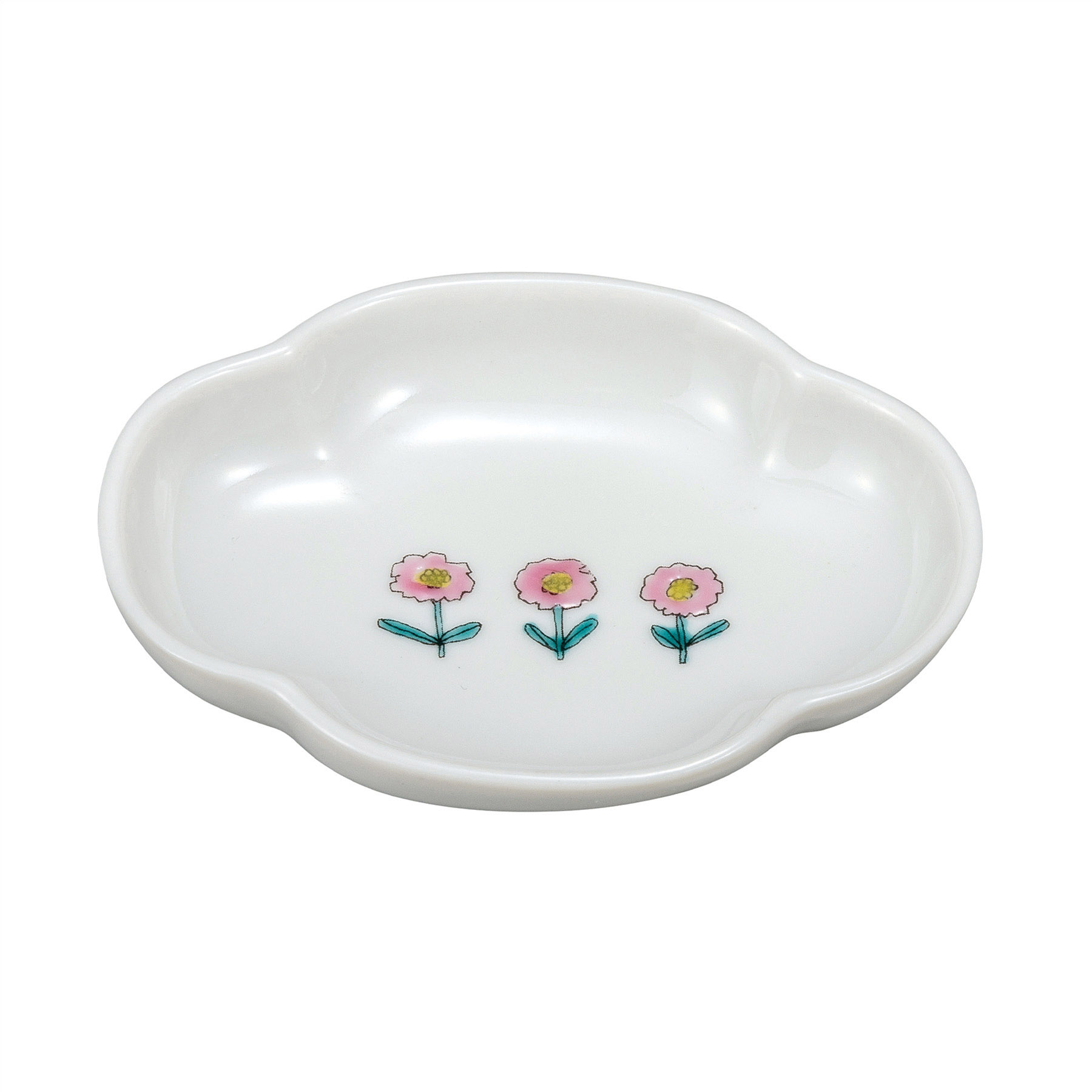 3.4号豆皿・小花　ピンク