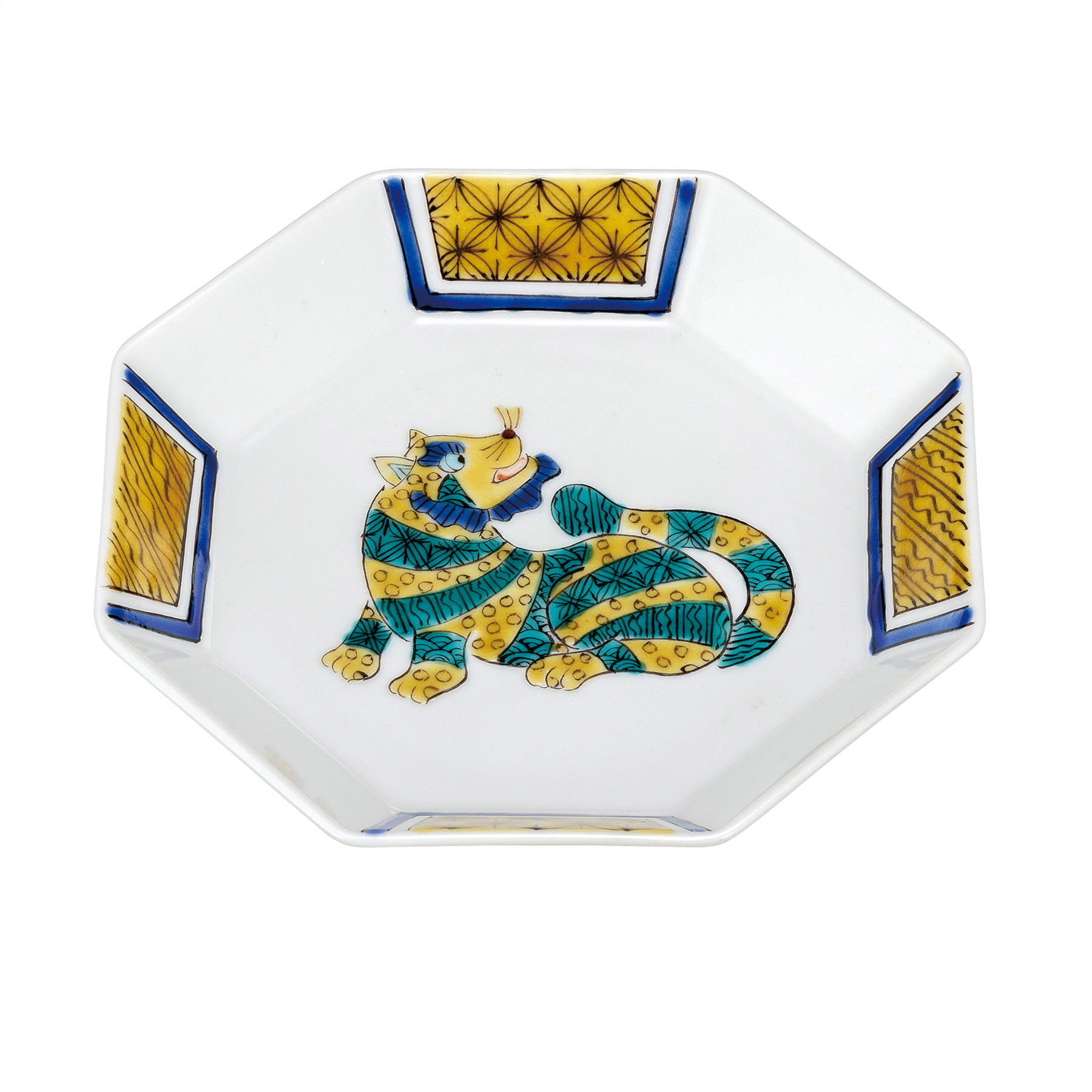 5号8角皿・十二支 寅