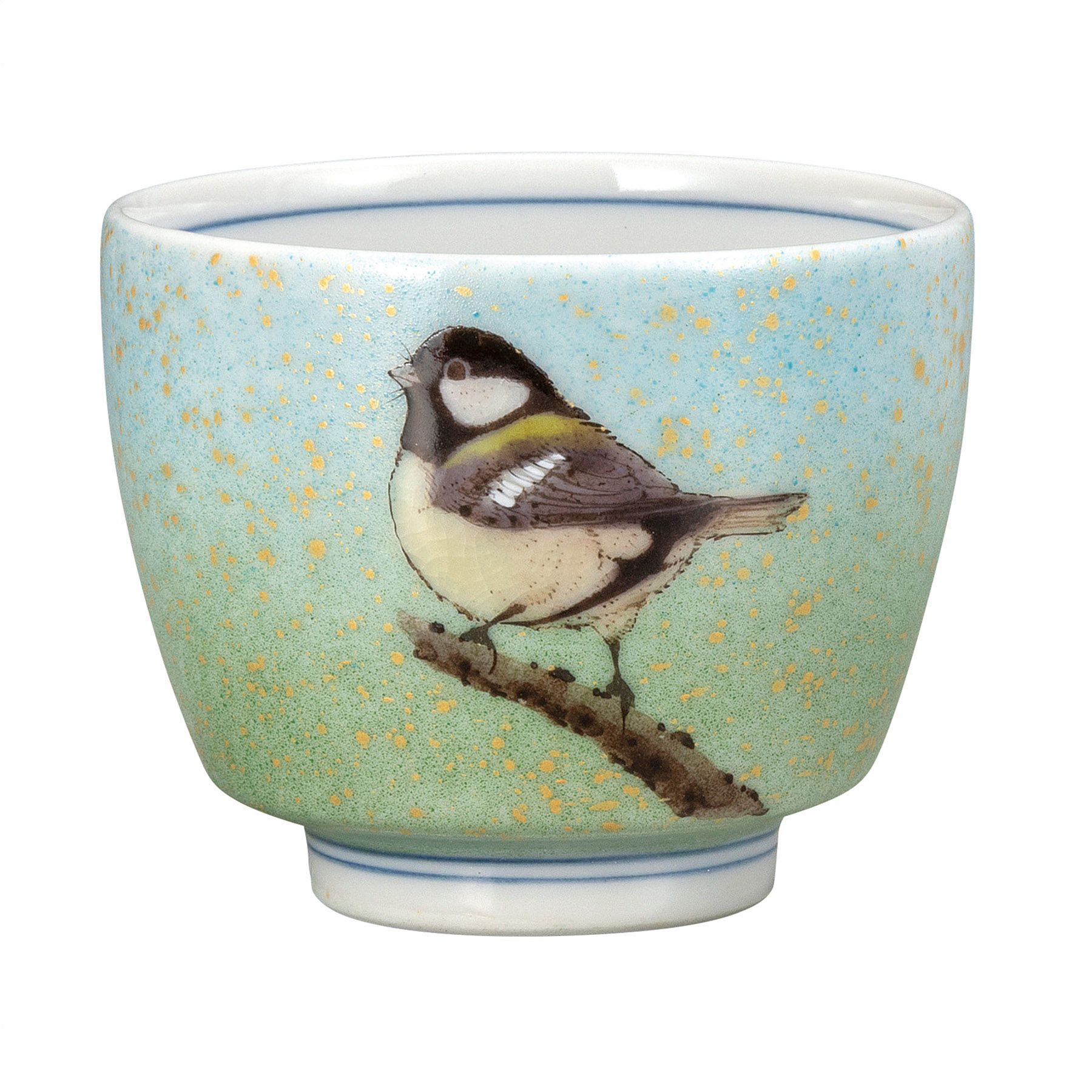 ぐい呑・シジュウカラ