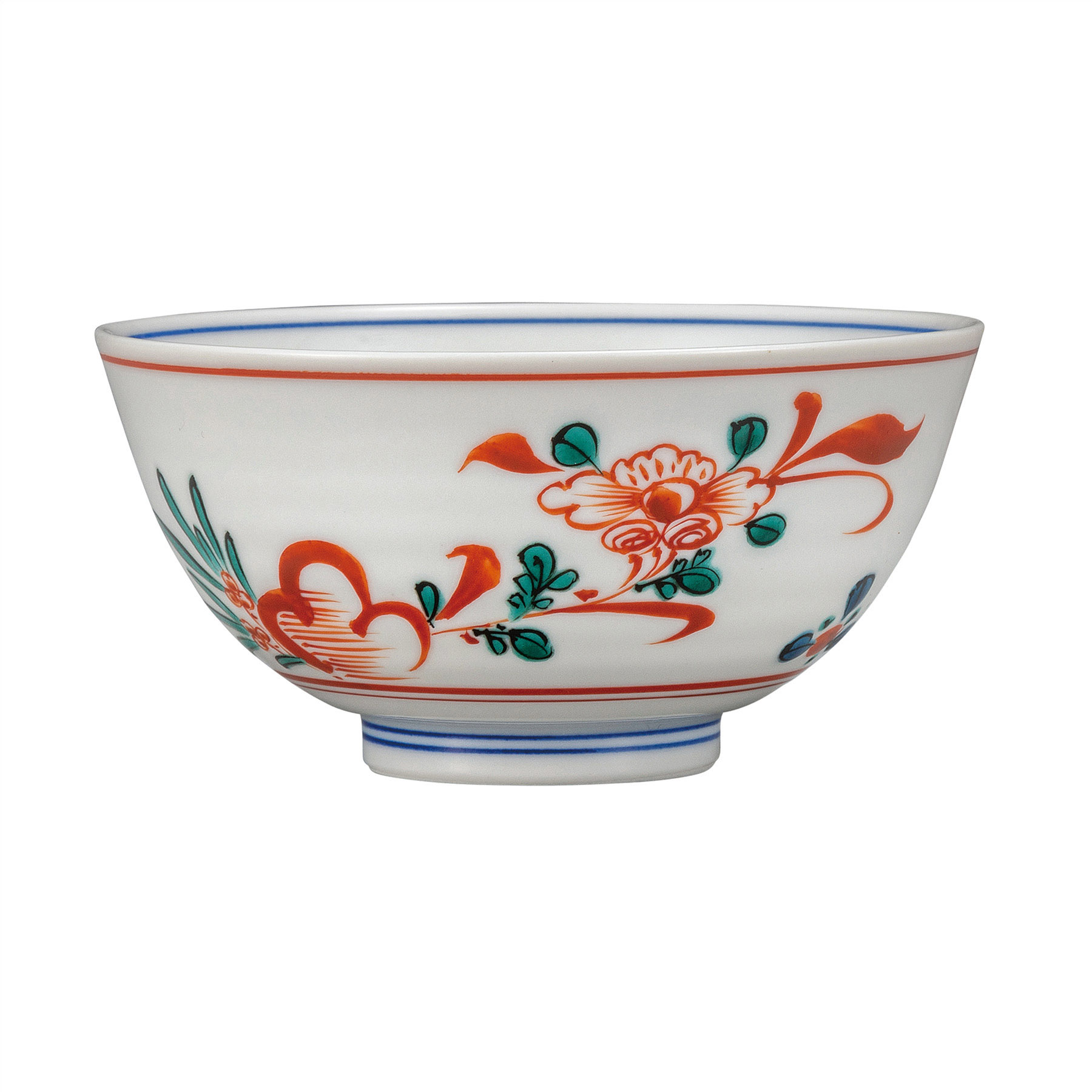 飯碗大・呉須赤絵