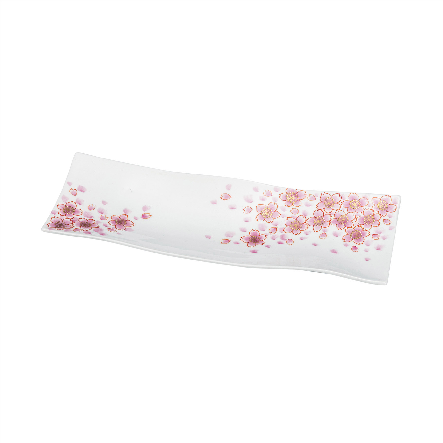 11号盛皿・金彩桜