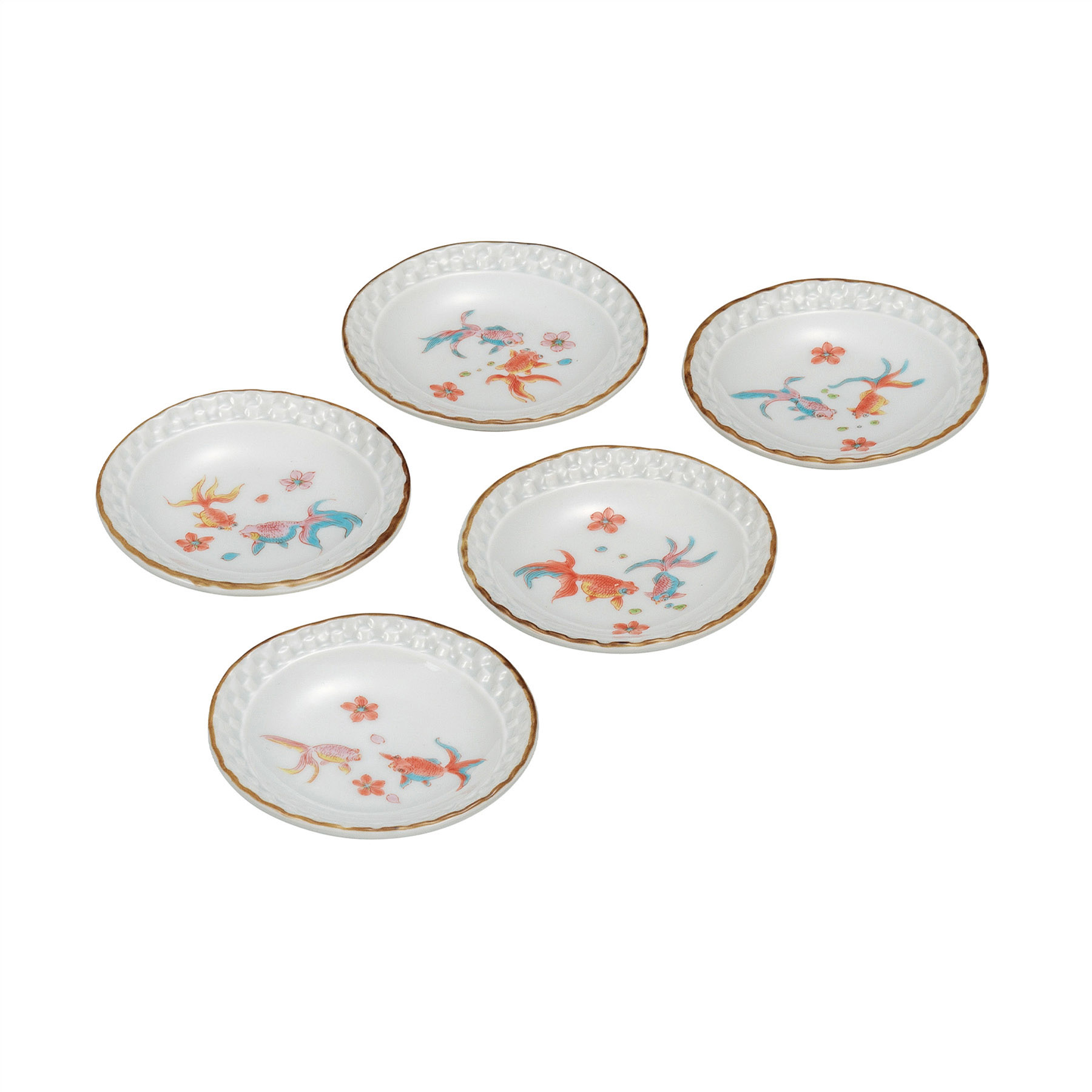 3.2号皿揃・金魚