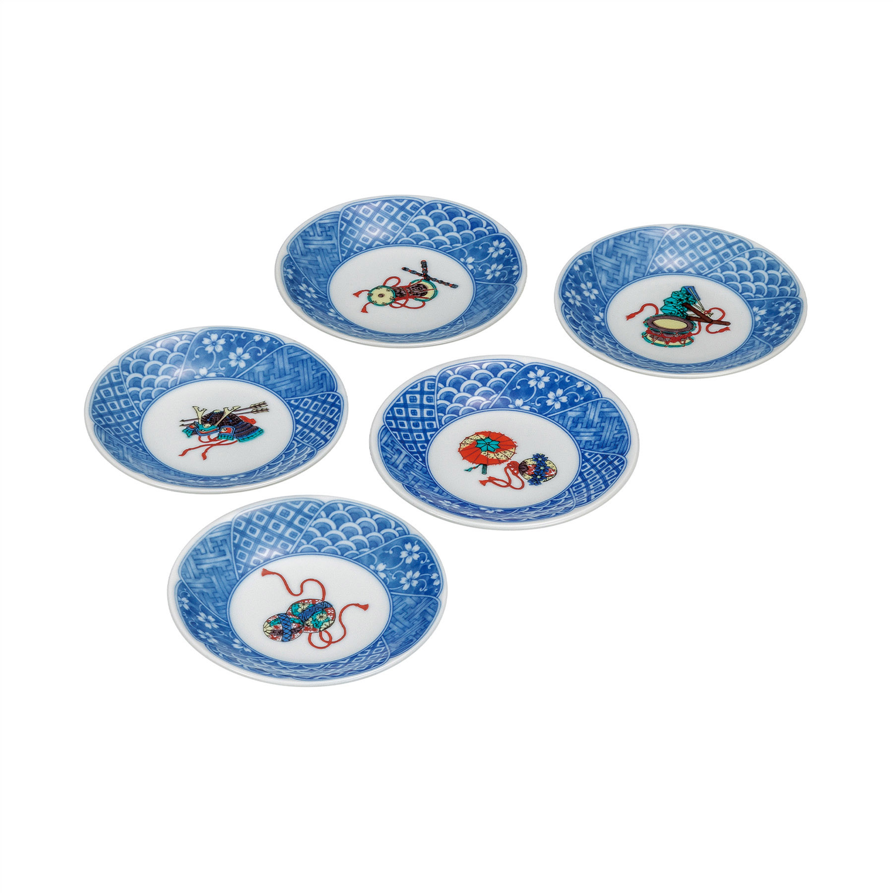 4.5号皿揃・絵変り玩具