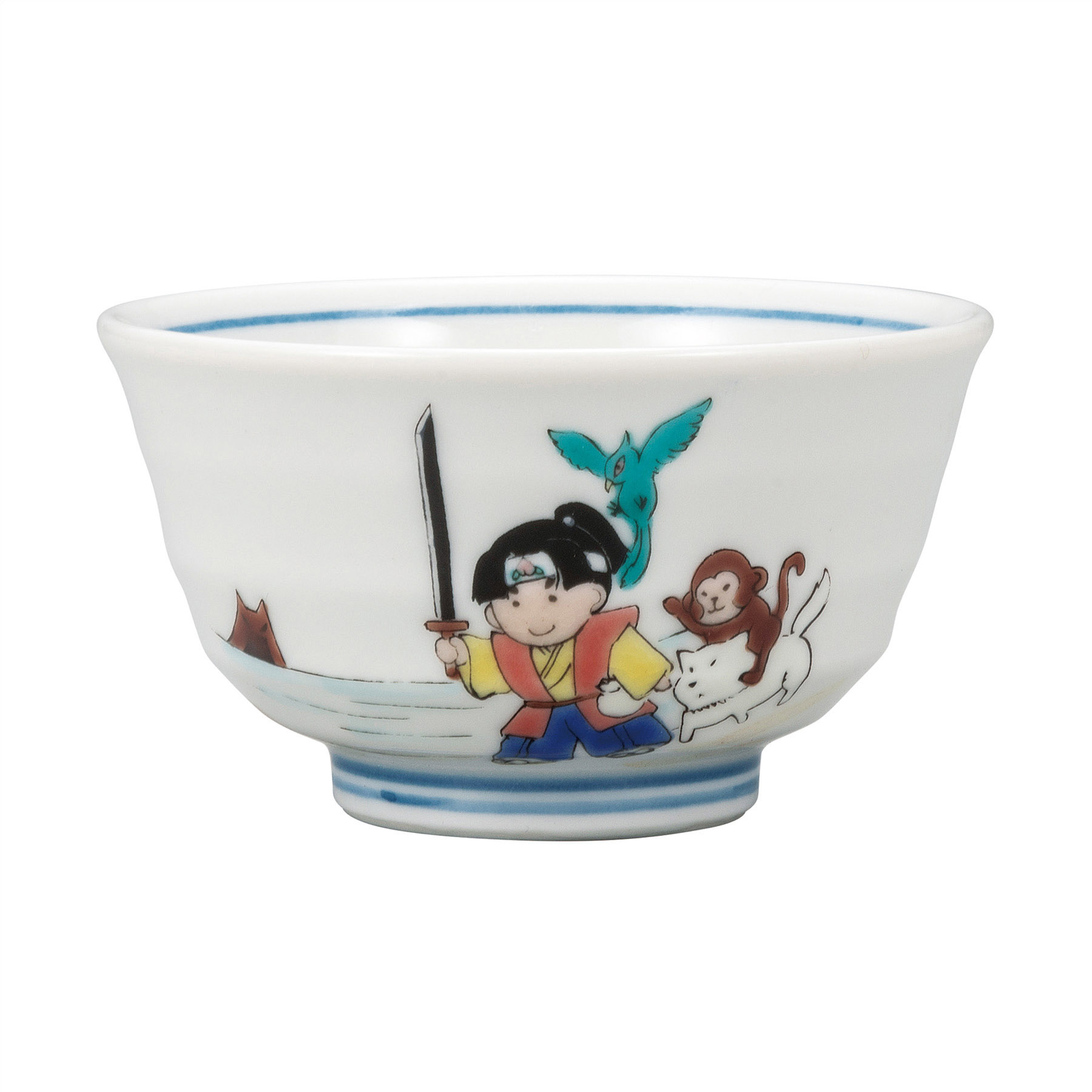 小さい飯碗・ももたろう