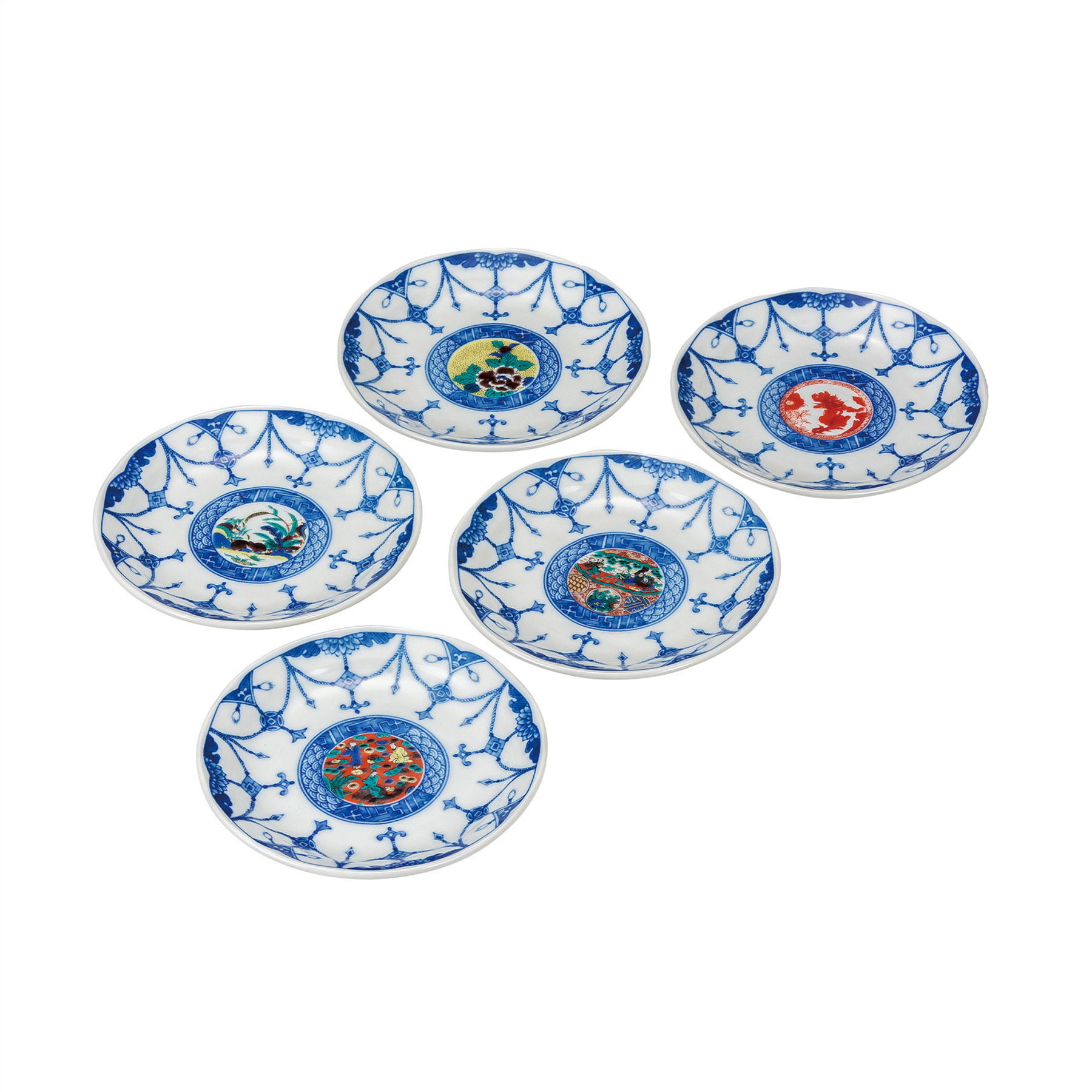 4.5号皿揃・時代絵