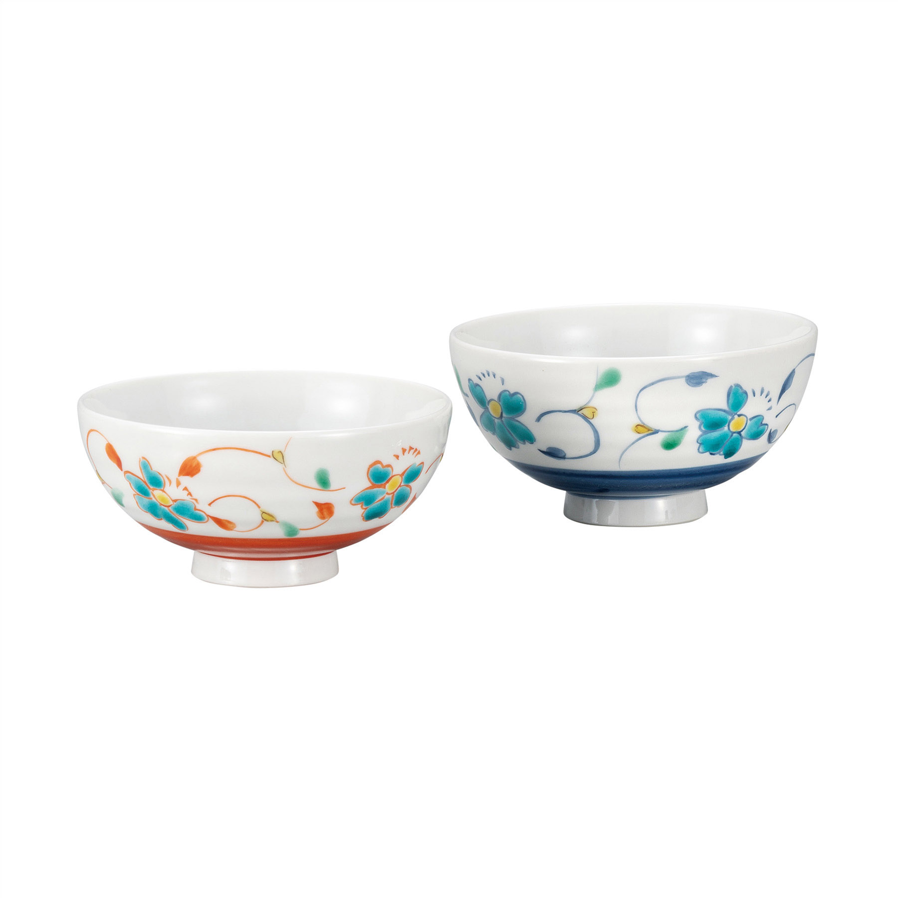 組飯碗・花唐草