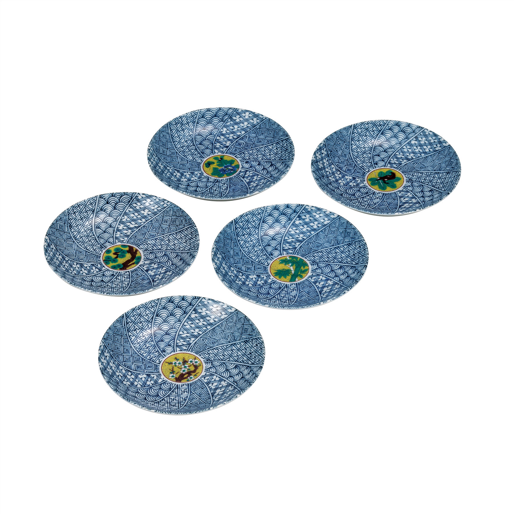 5.2号皿揃・吉田屋絵変り