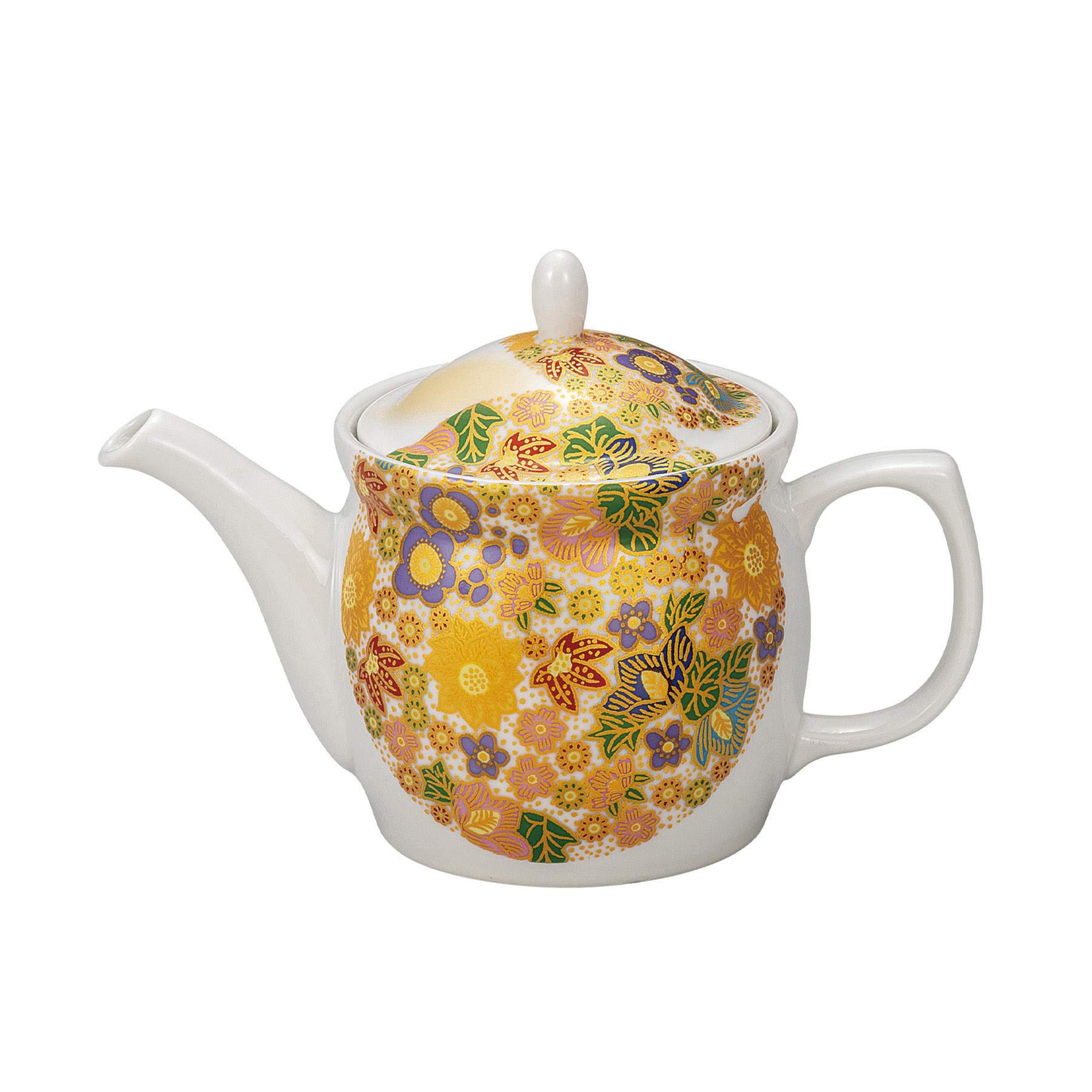 ポット急須・花詰（網付）