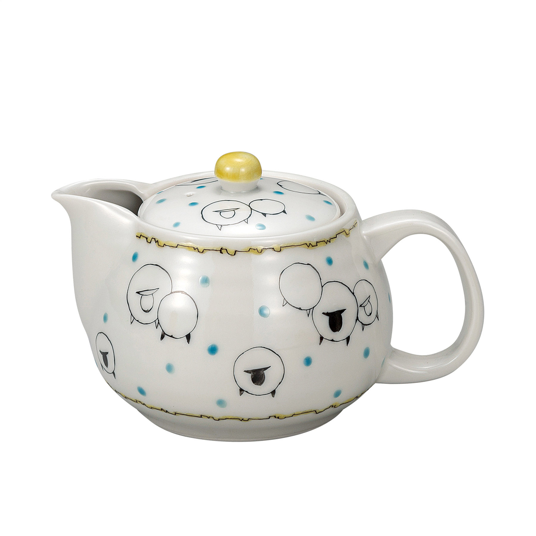 ポット急須・ひつじちらし（網付）