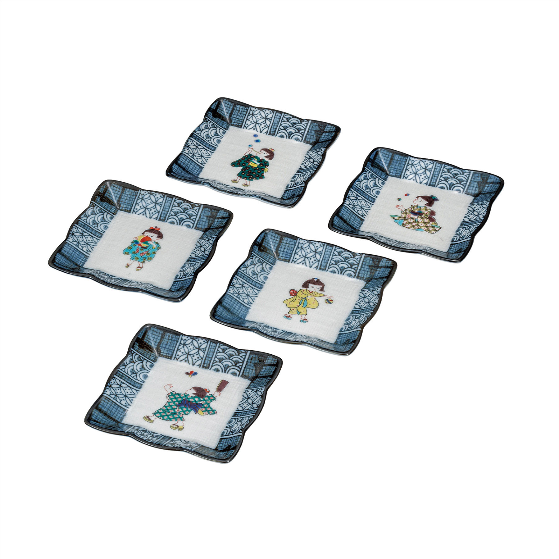 4.2号皿揃・わらべ