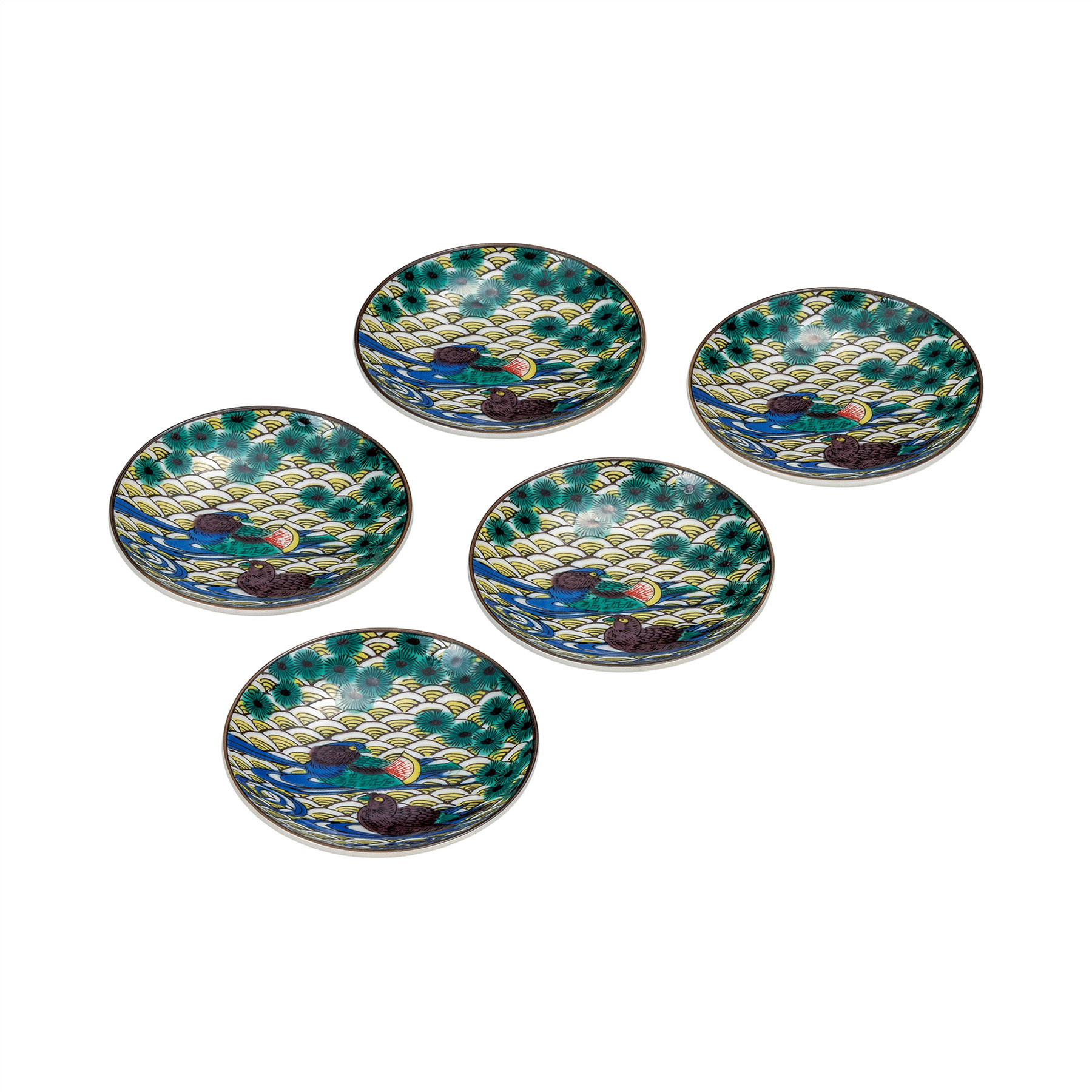 3.2号皿揃・おしどり