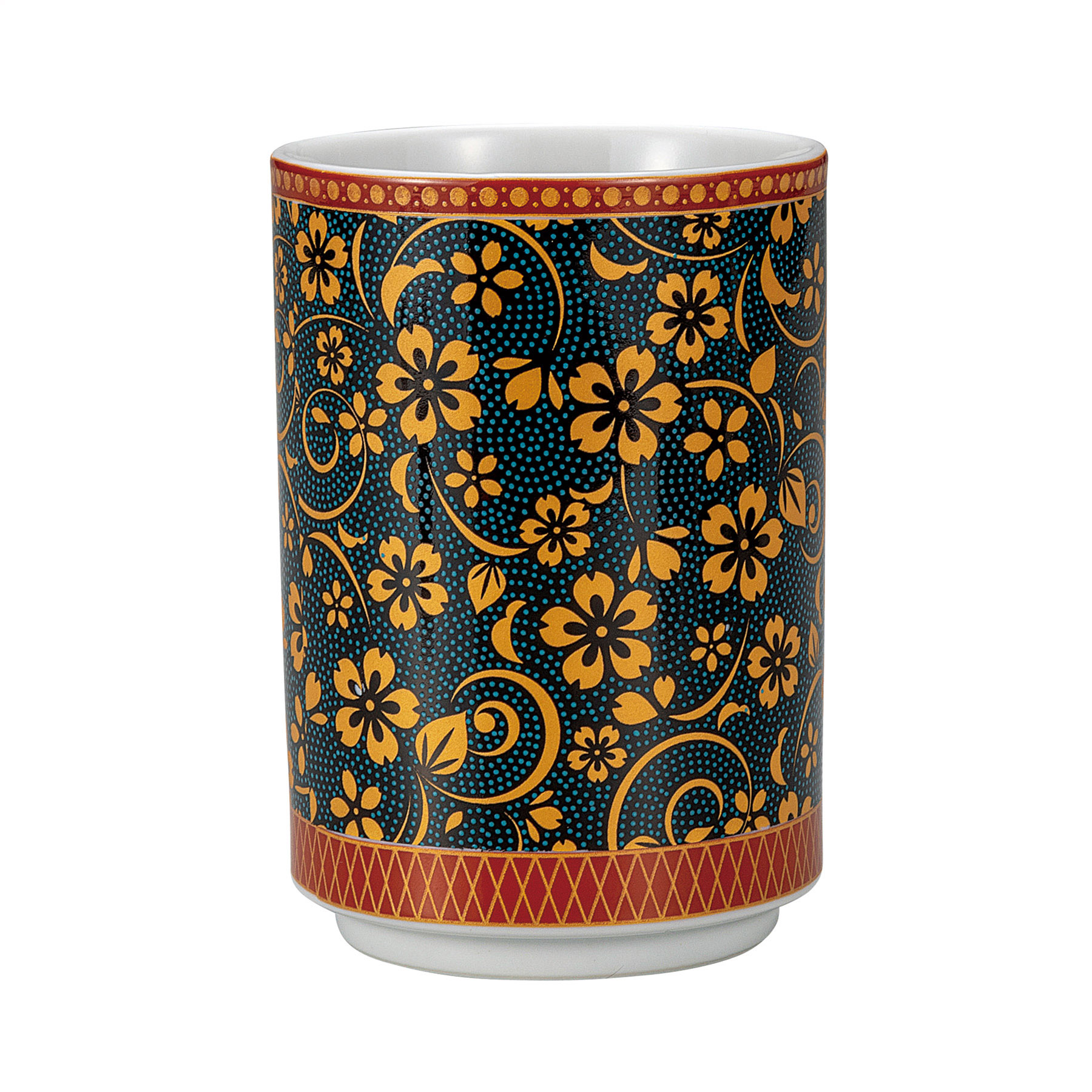 大湯呑・青粒桜