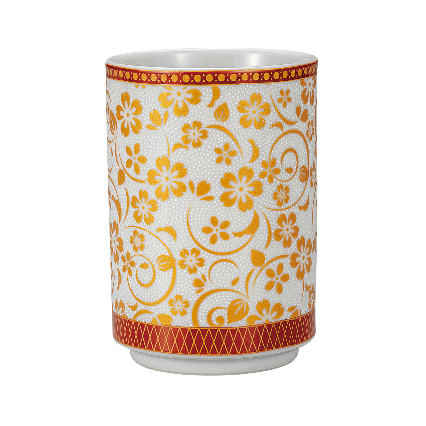 大湯呑・白粒桜