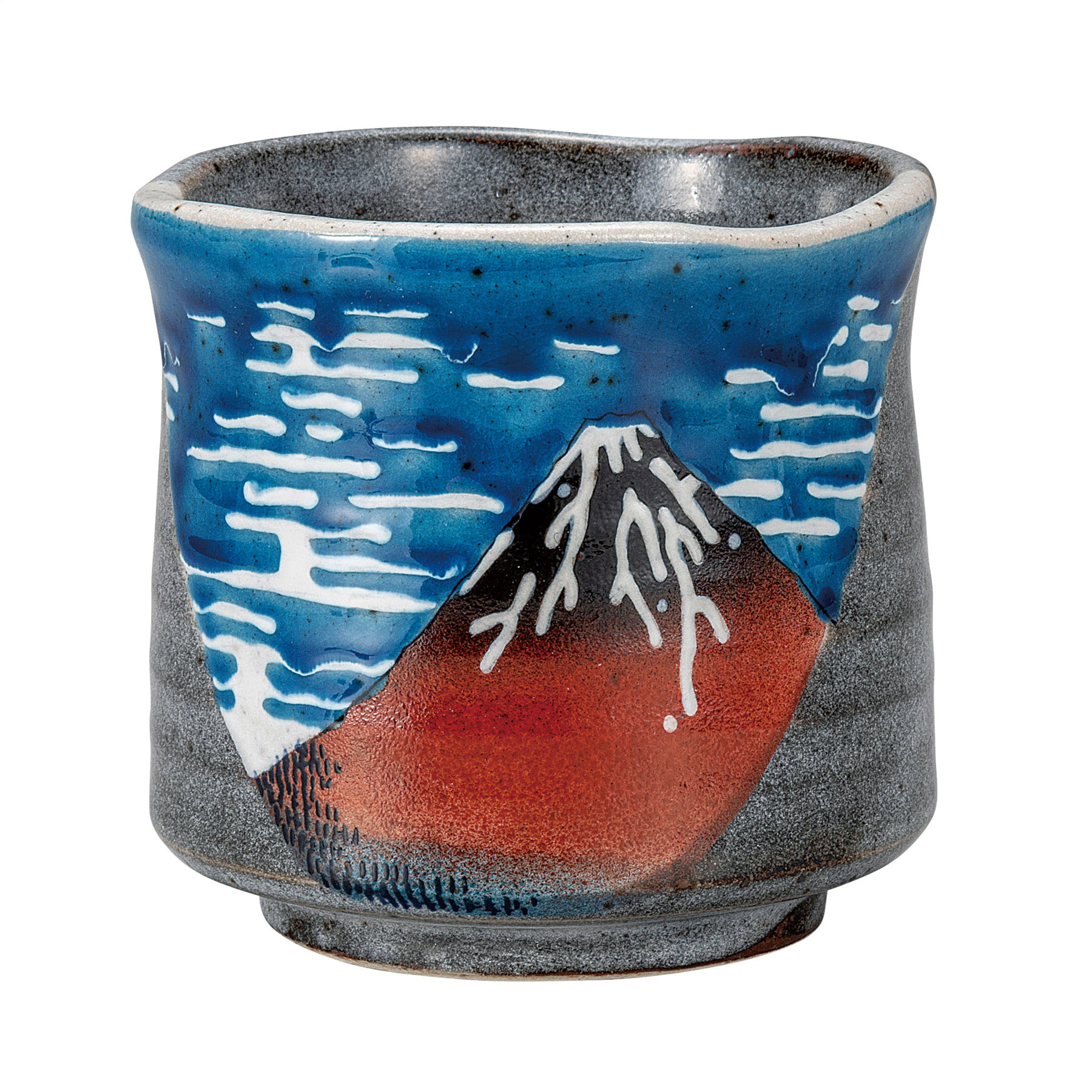 大湯呑・北斎　凱風快晴