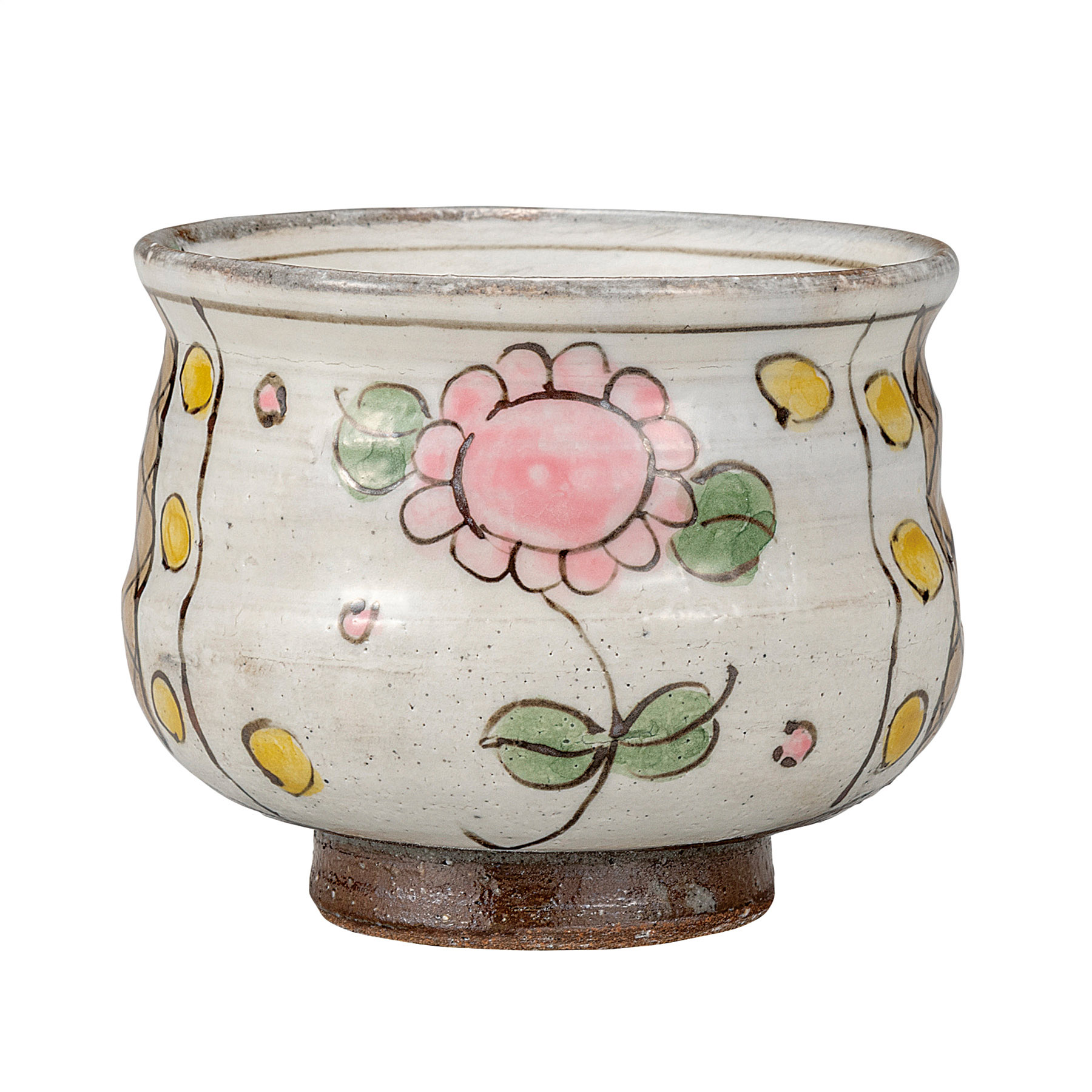 いっぷく碗・割取り花