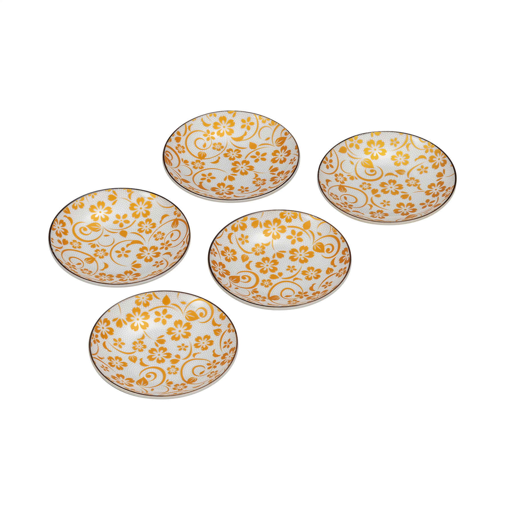 3.2号皿揃・白粒桜