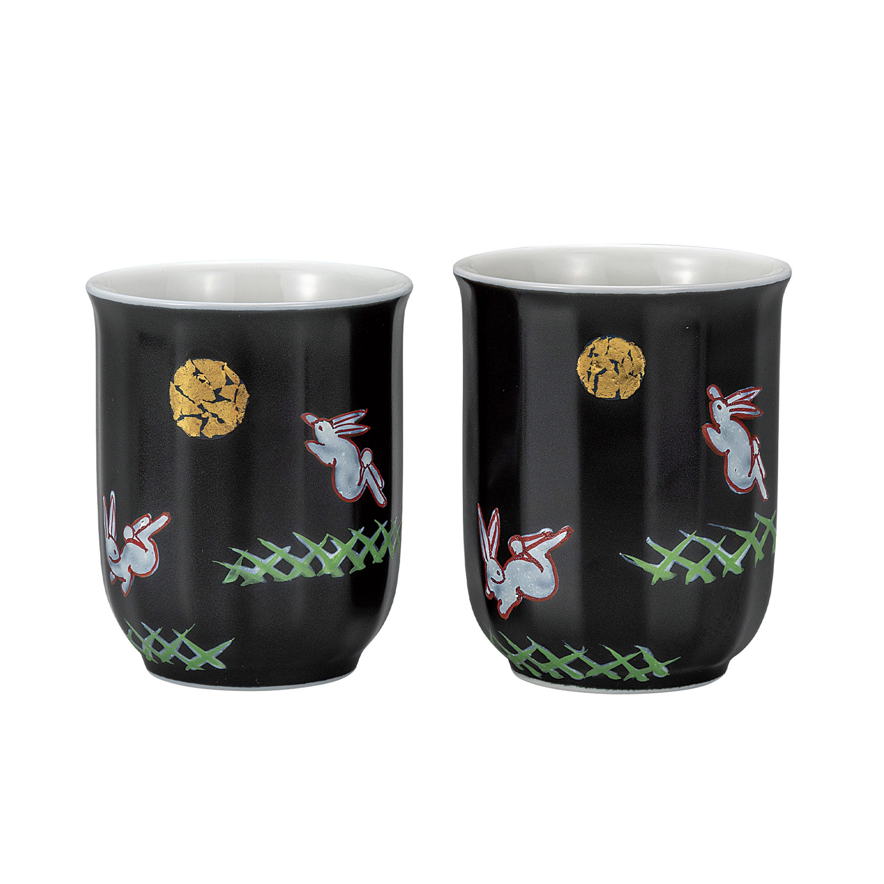 組湯呑・月うさぎ