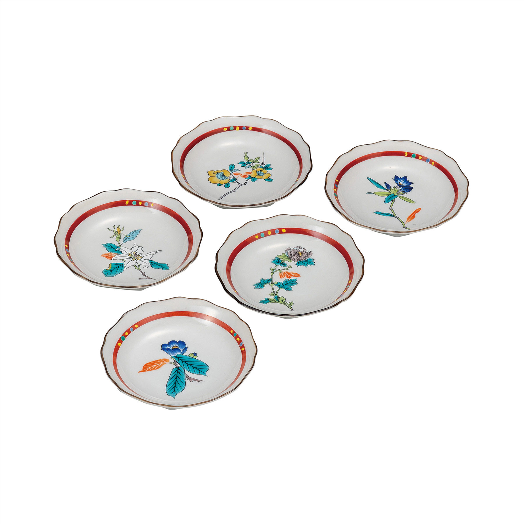 4号皿揃・花ごよみ